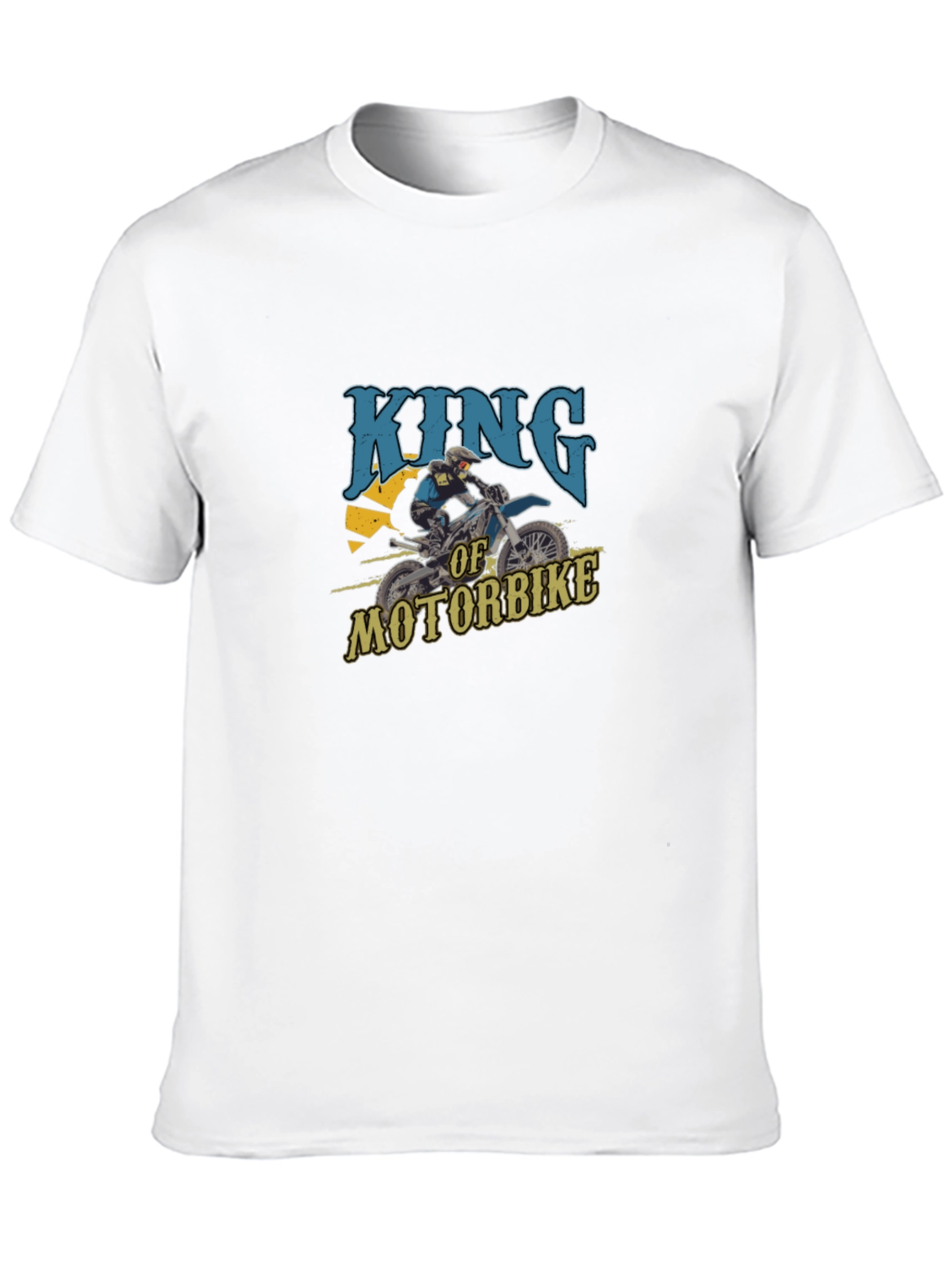 King of Motorbike Graphic T-Shirt - Black