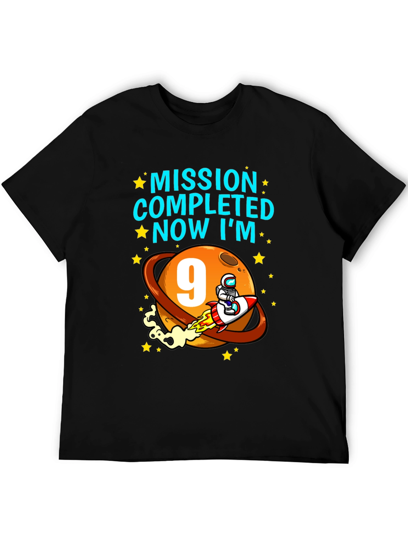 Mission Completed 9th Birthday T-Shirt