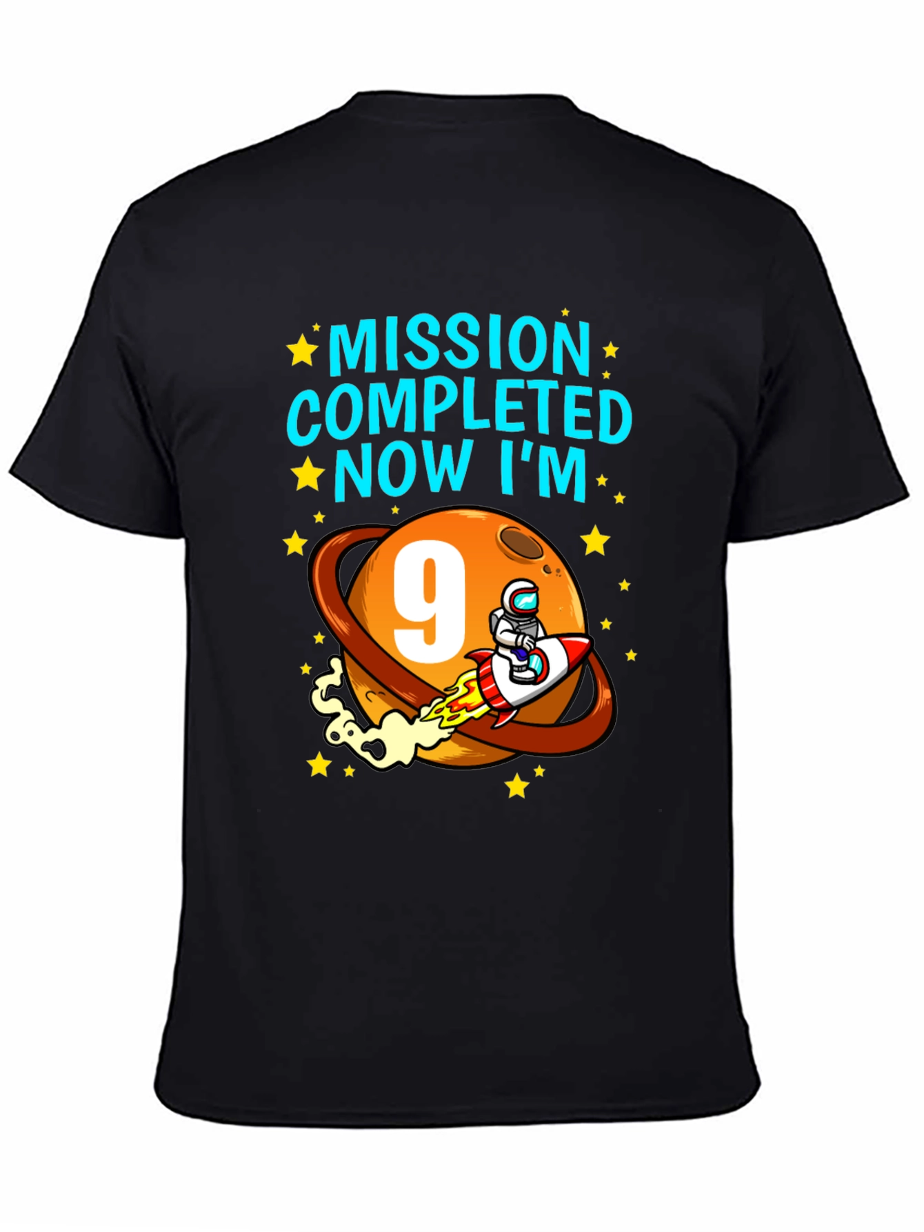 Mission Completed 9th Birthday T-Shirt