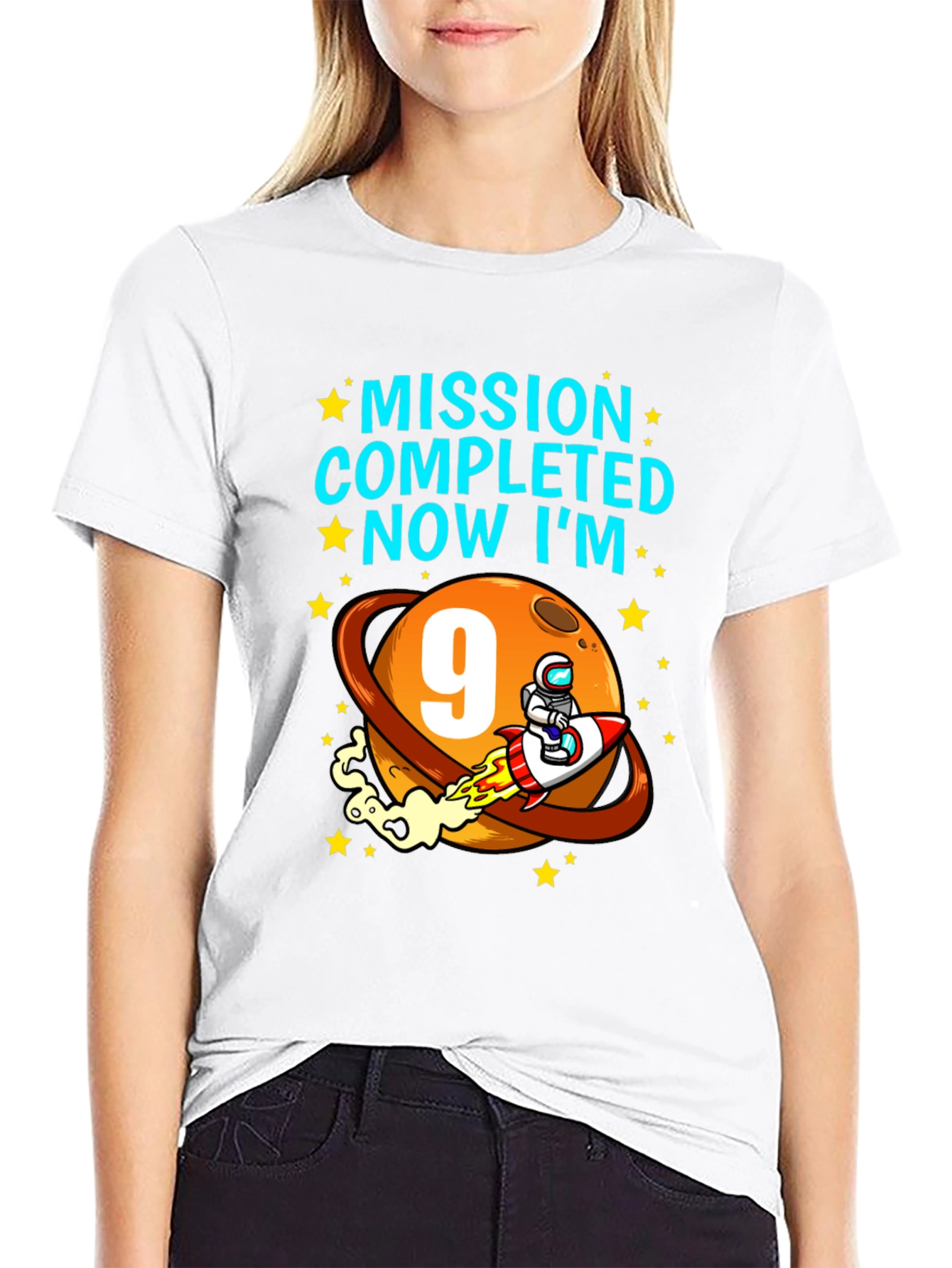Mission Completed 9th Birthday T-Shirt