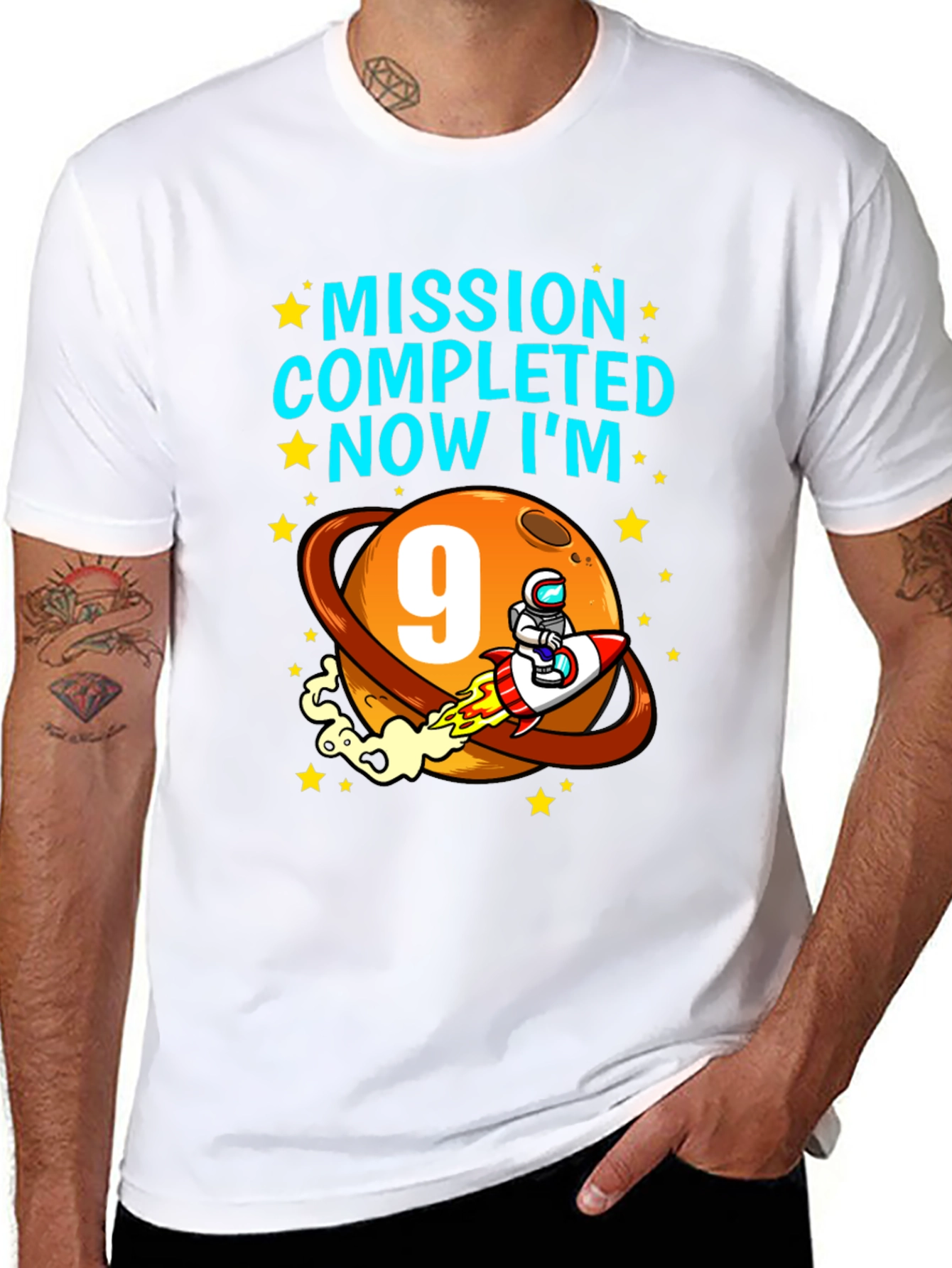 Mission Completed 9th Birthday T-Shirt