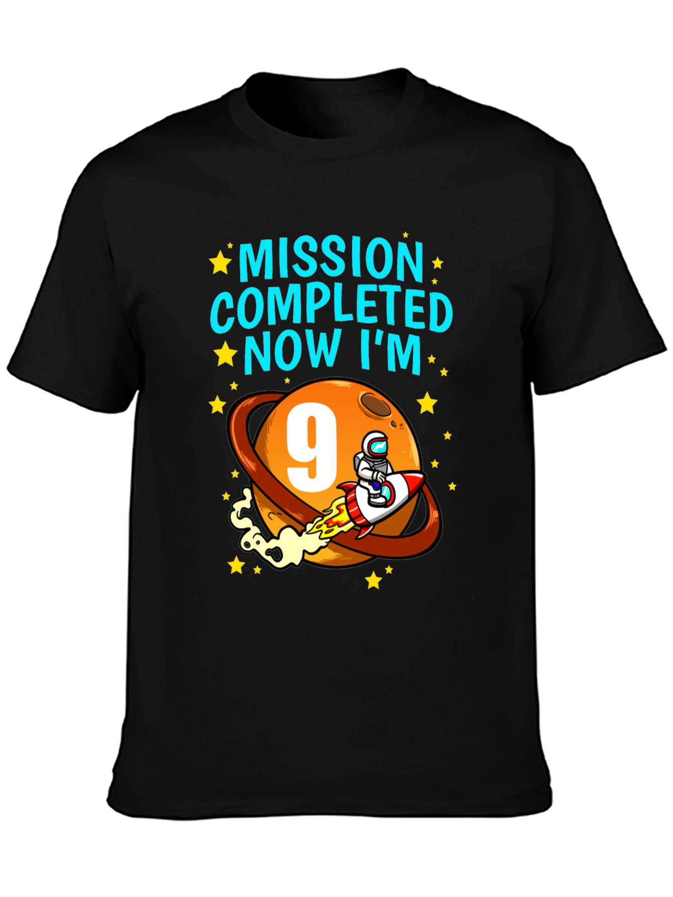 Mission Completed 9th Birthday T-Shirt