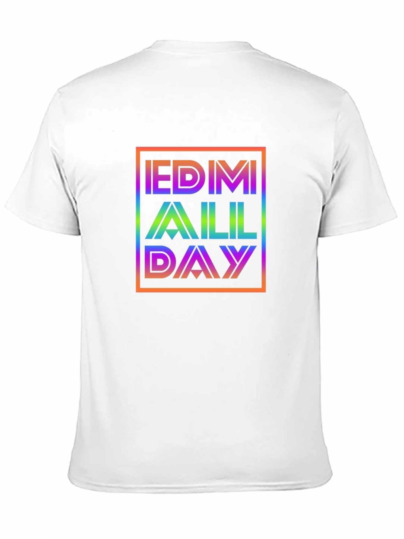 EDM All Day Rainbow Graphic Tee