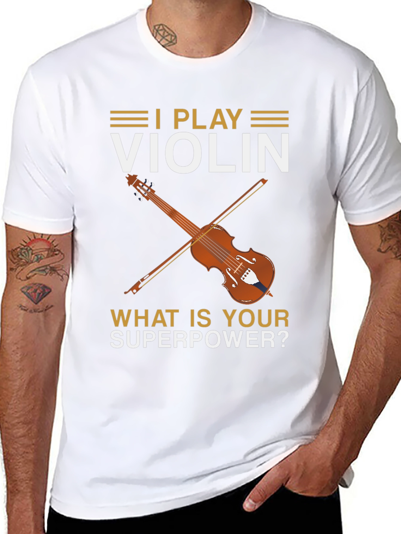 I Play Violin - Whats Your Superpower? T-Shirt