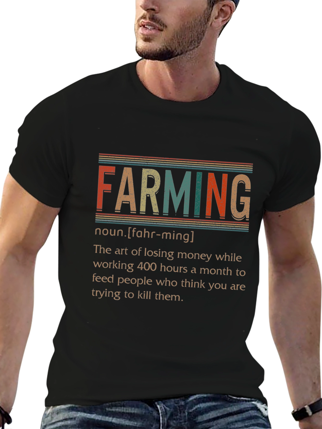 Farming Definition T-Shirt - Farmer Humor Tee