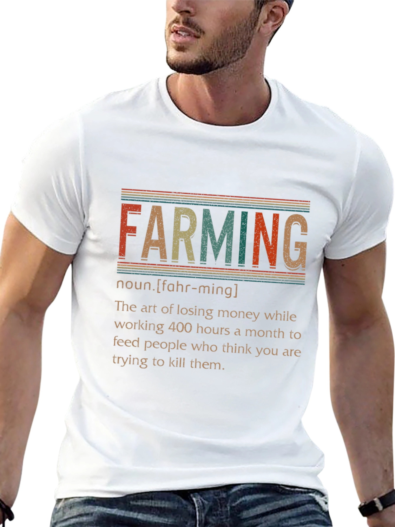 Farming Definition T-Shirt - Farmer Humor Tee