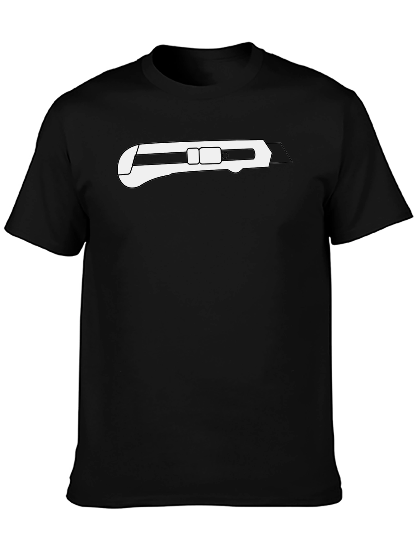 Utility Knife Graphic Tee - Modern Edgy Style