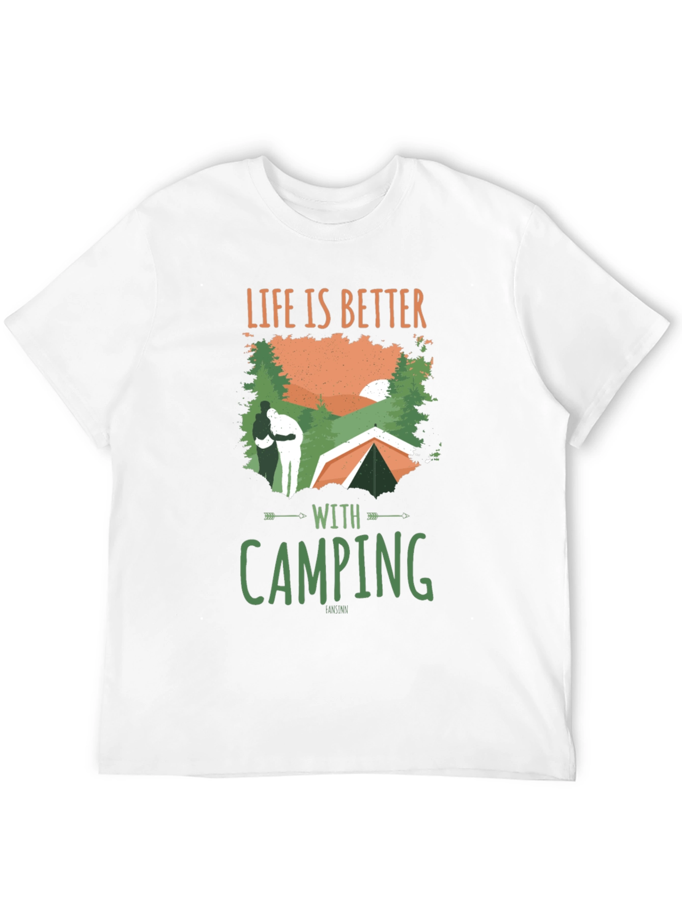 Life is Better With Camping Graphic T-Shirt