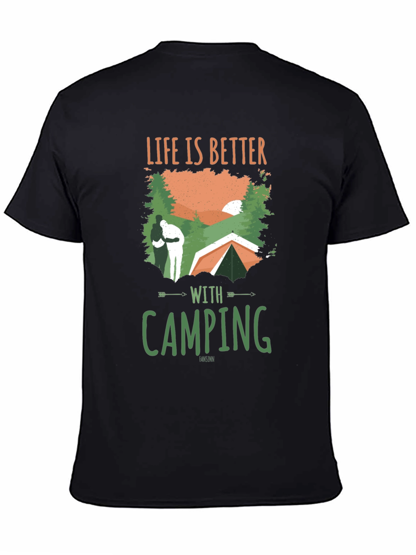 Life is Better With Camping Graphic T-Shirt