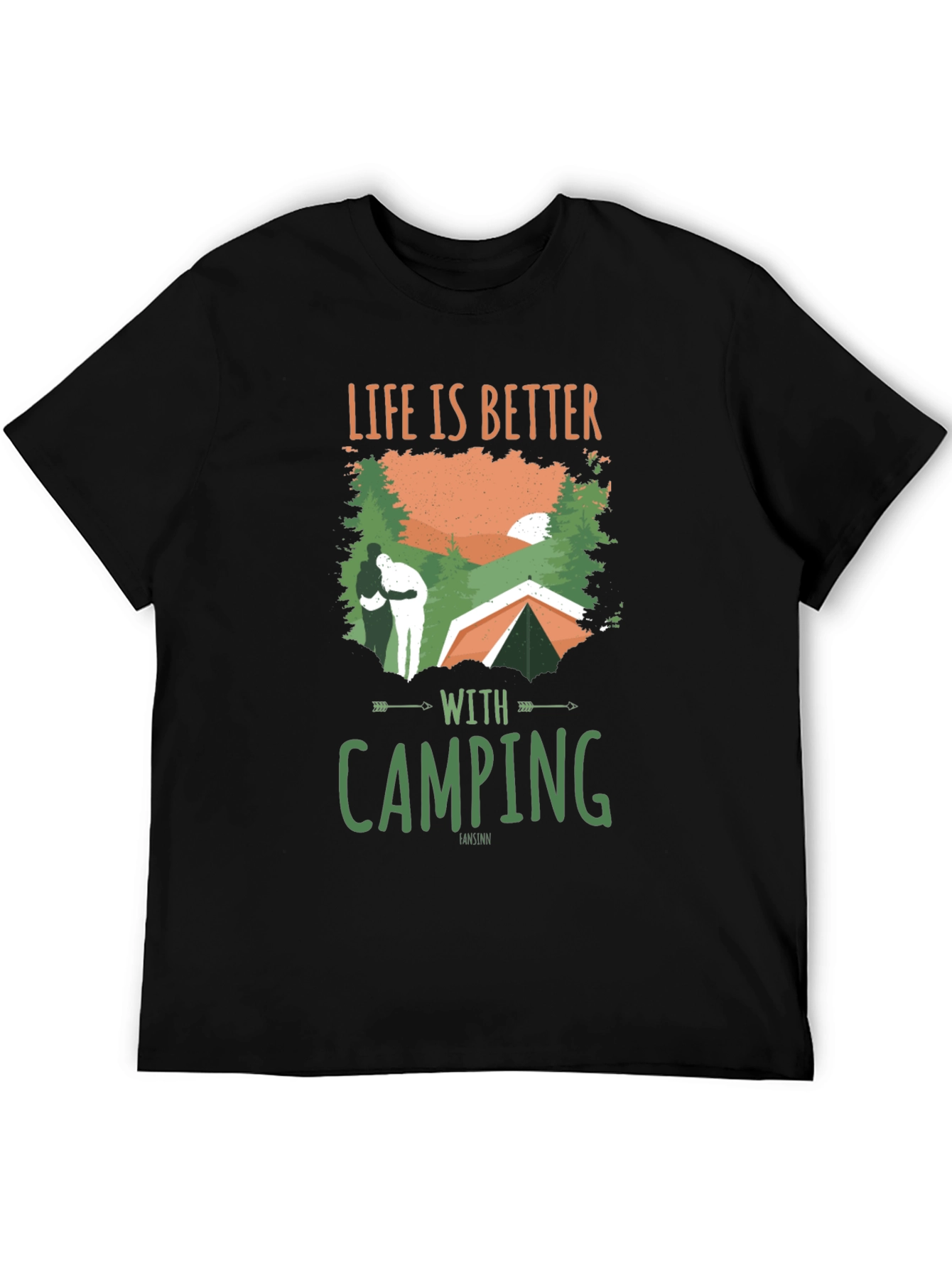 Life is Better With Camping Graphic T-Shirt