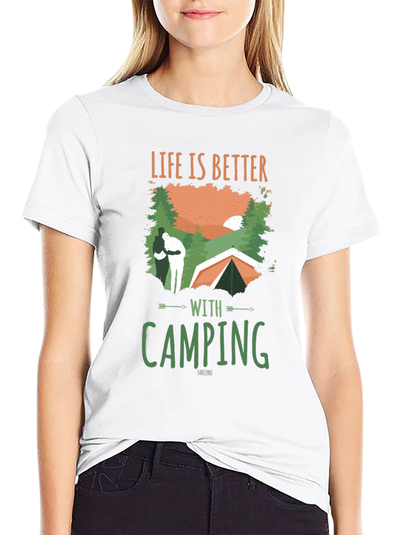 Life is Better With Camping Graphic T-Shirt