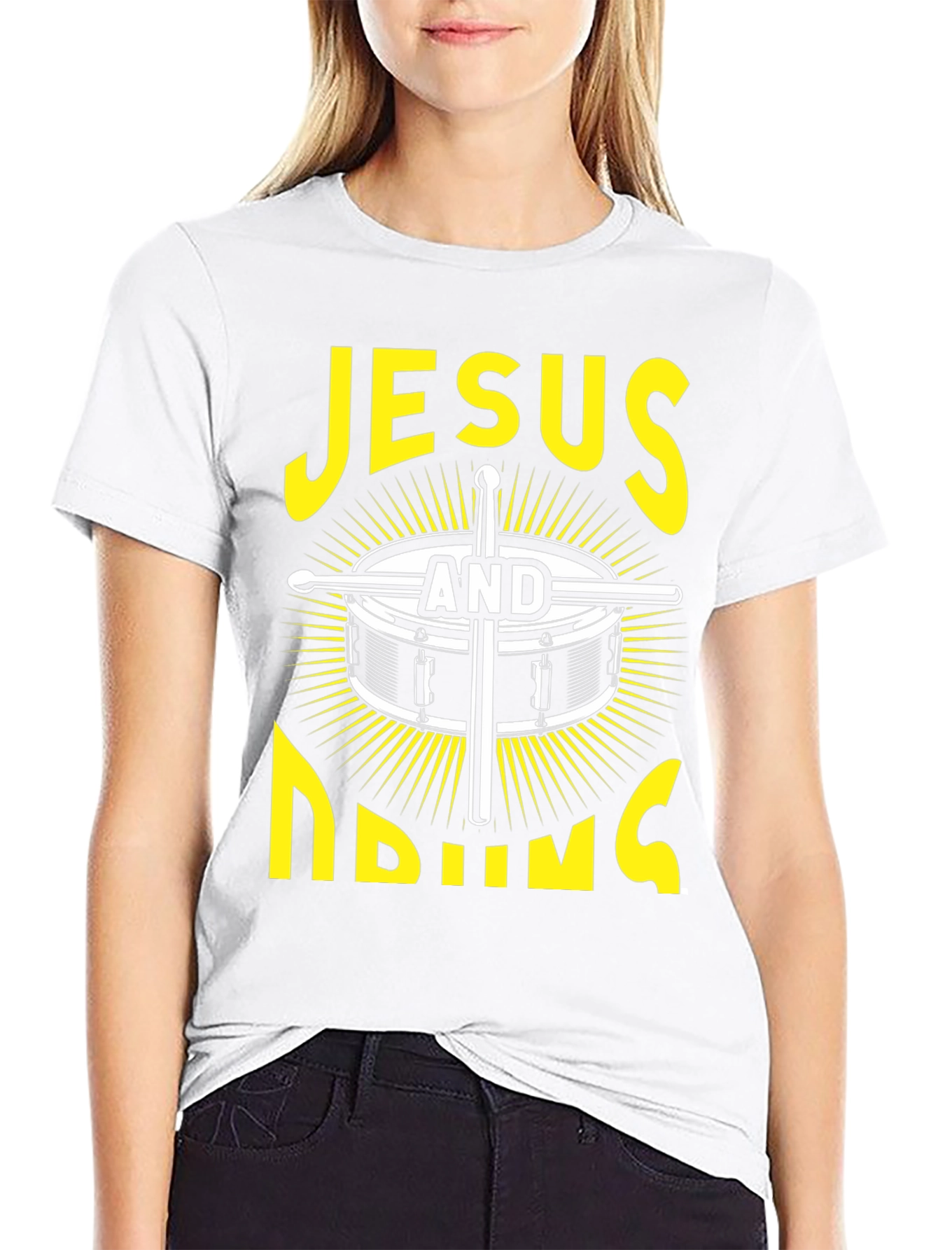 Jesus And Drumming T-Shirt: Faith and Music