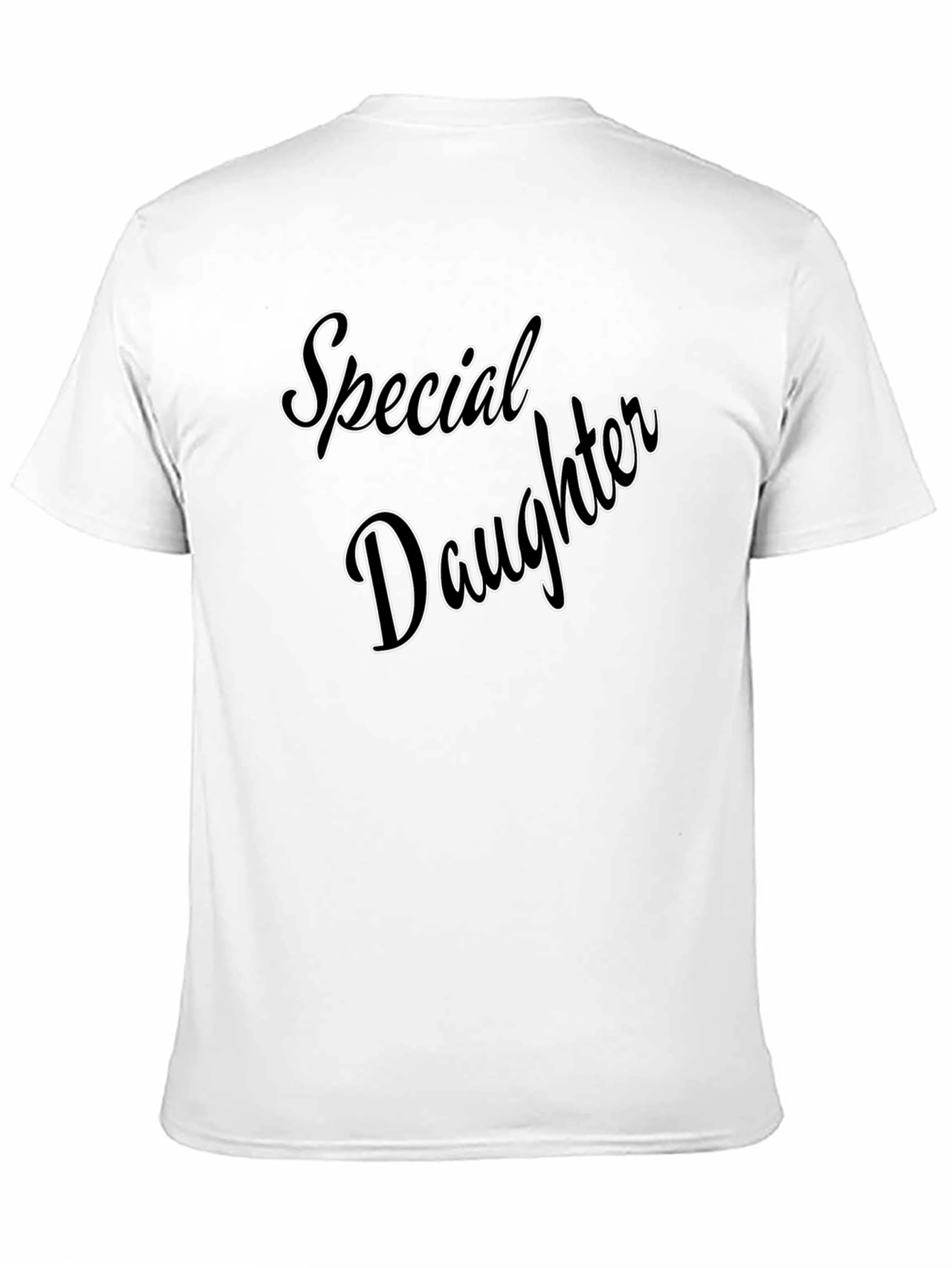Special Daughter Graphic Tee - Black Casual T-Shirt