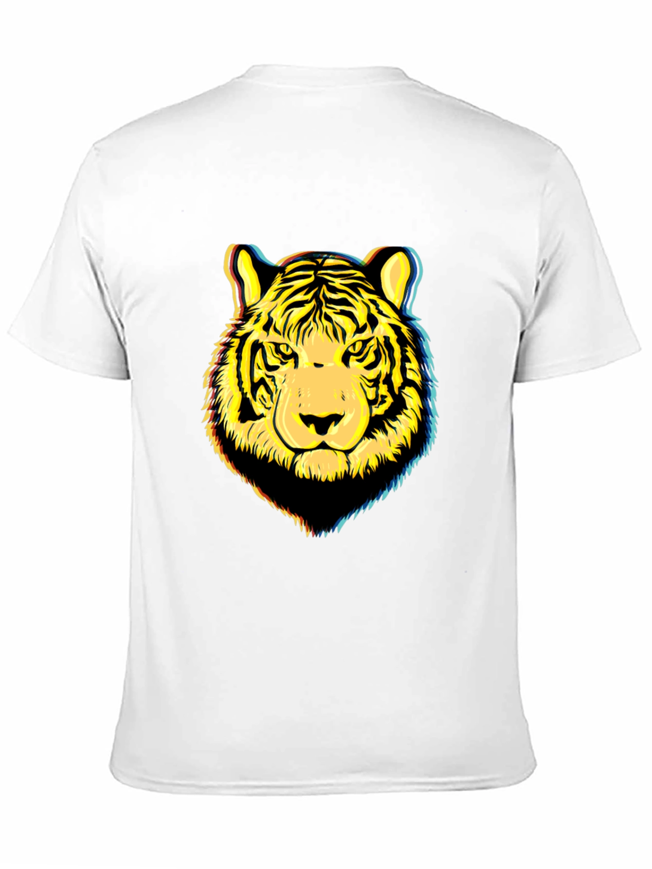 Tiger Graphic Print Black T-Shirt
