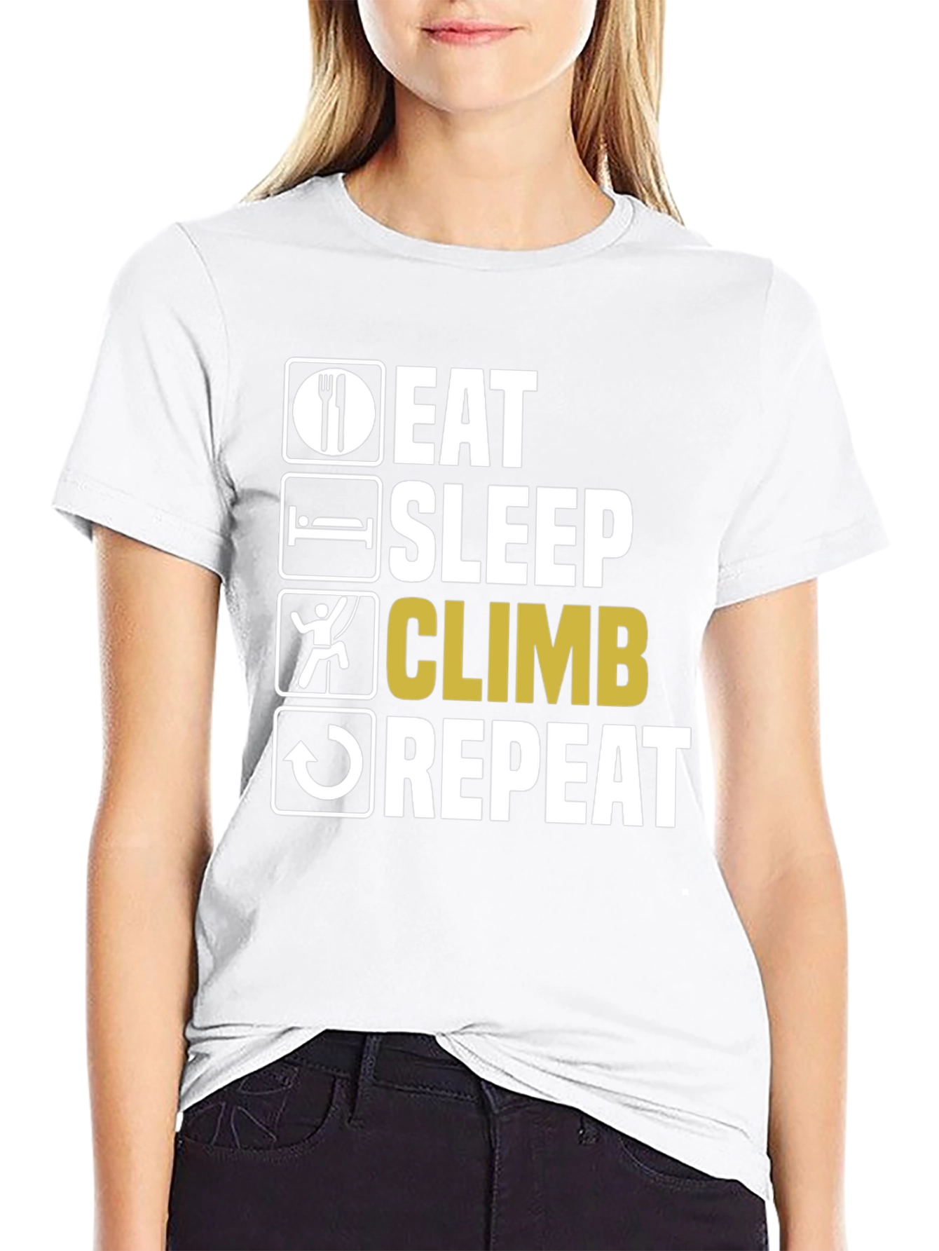 Eat Sleep Climb Repeat Graphic Tee