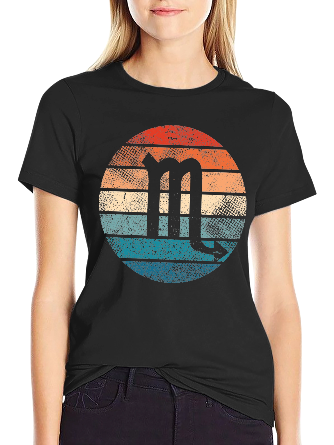 Retro Scorpio Zodiac Sign T-Shirt