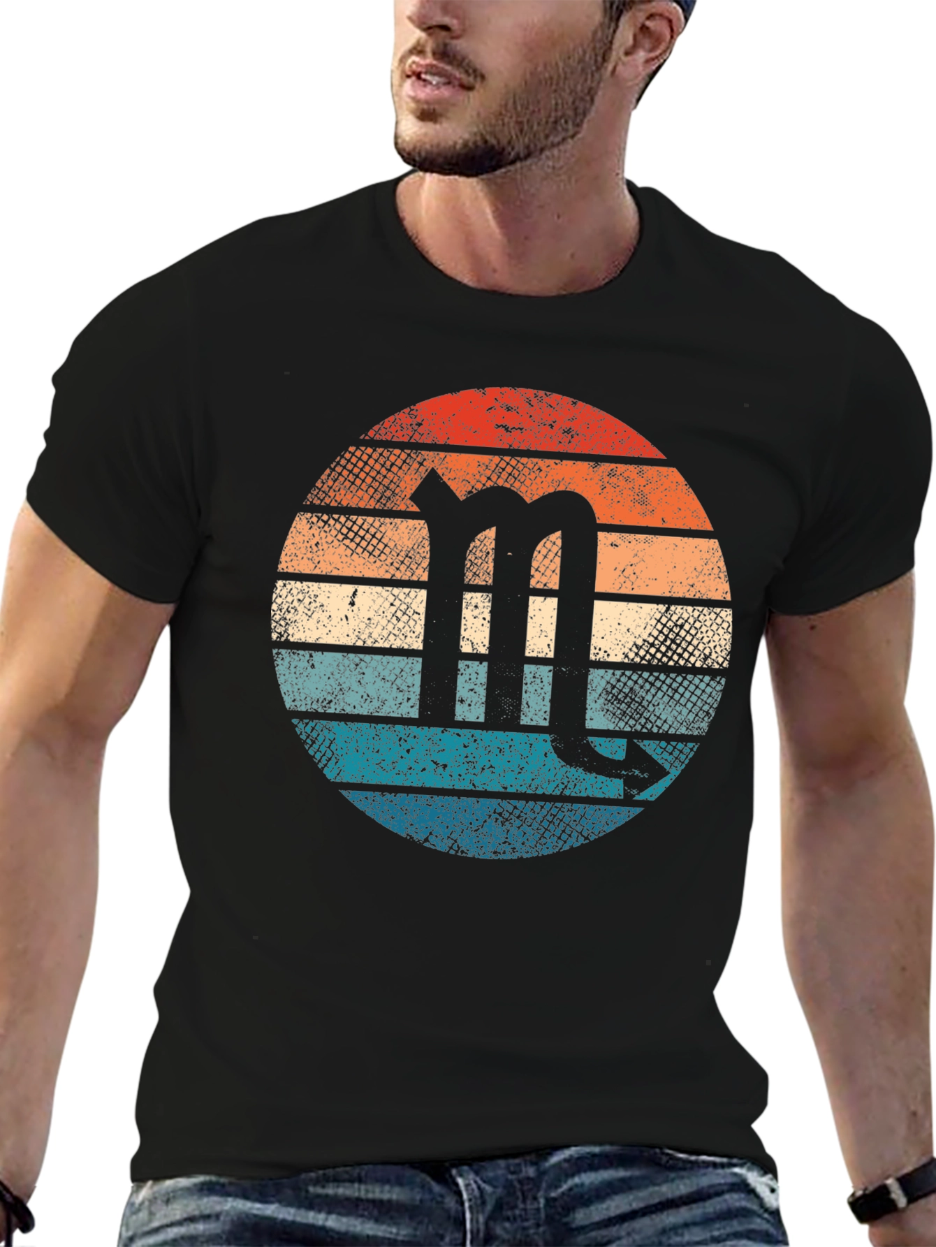 Retro Scorpio Zodiac Sign T-Shirt