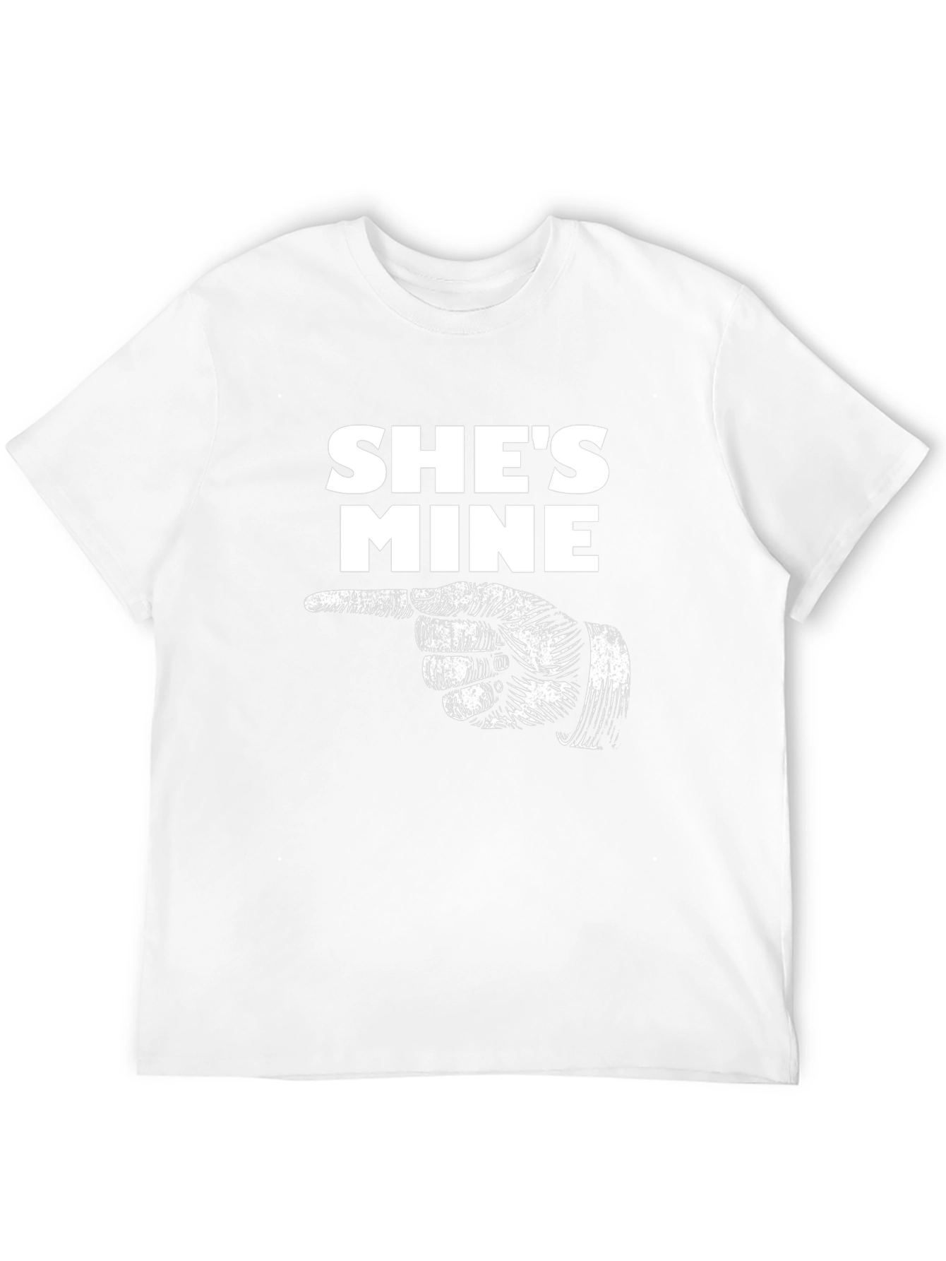 Shes Mine Funny Graphic Tee - Perfect Couple Gift