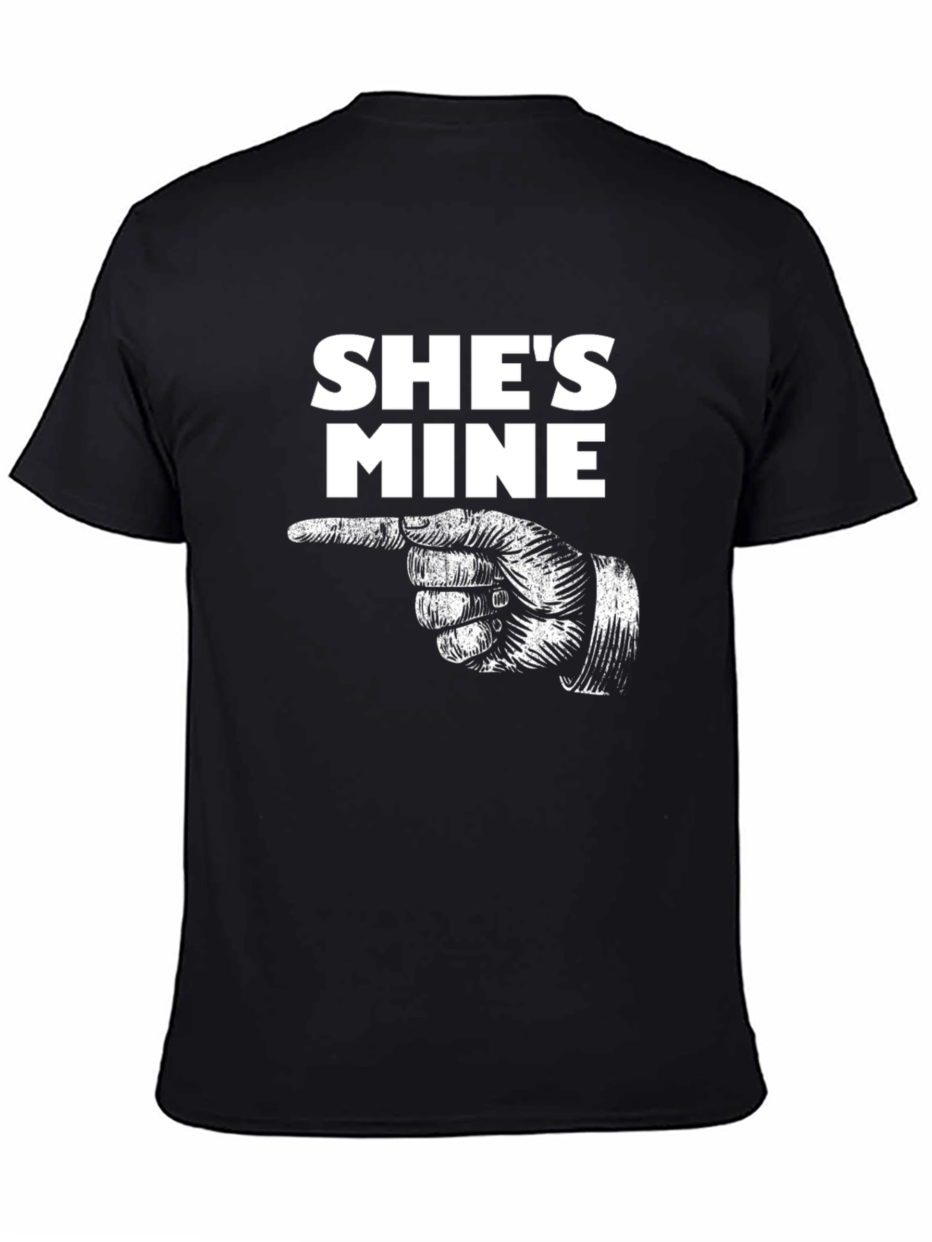 Shes Mine Funny Graphic Tee - Perfect Couple Gift