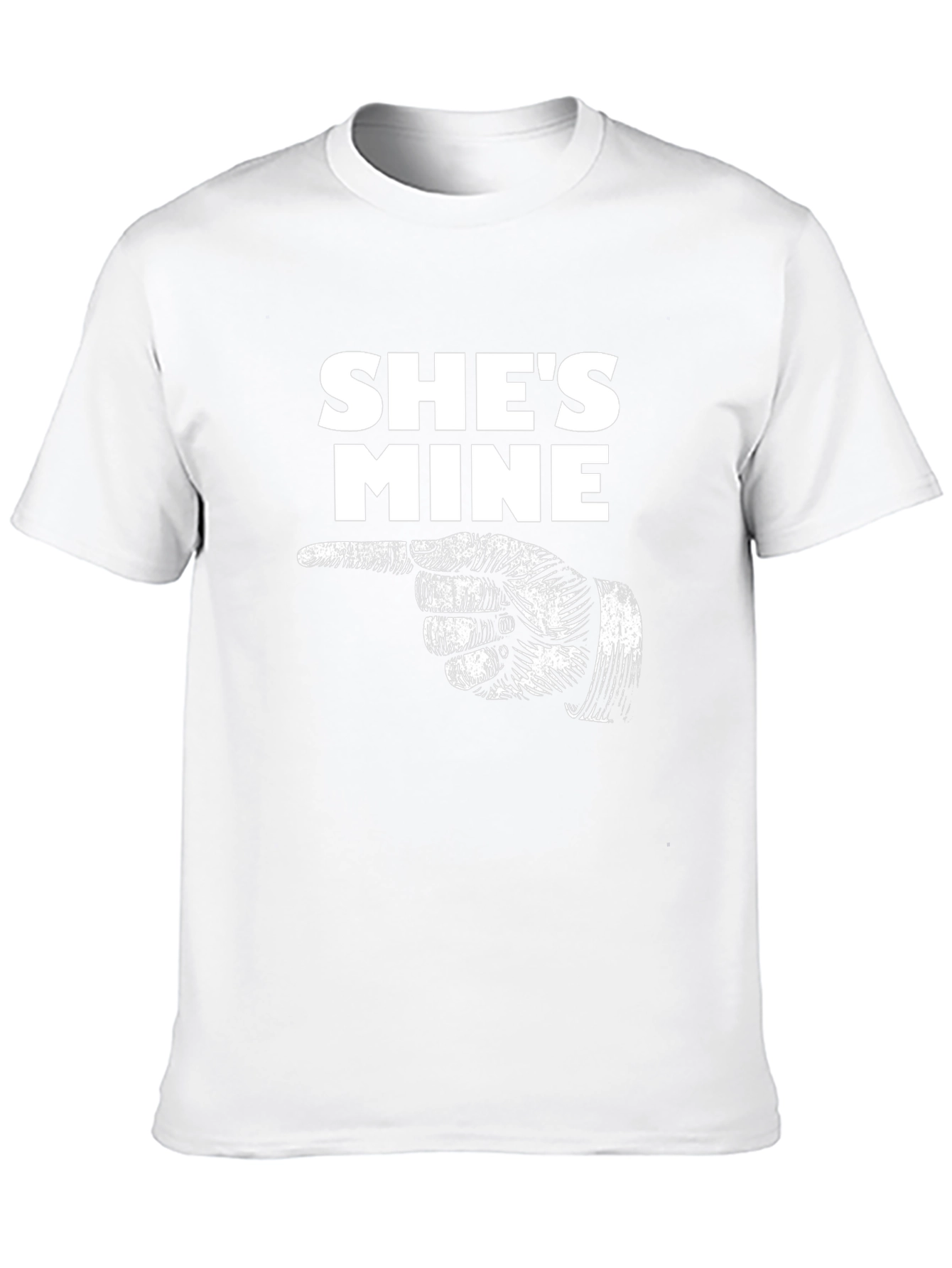 Shes Mine Funny Graphic Tee - Perfect Couple Gift