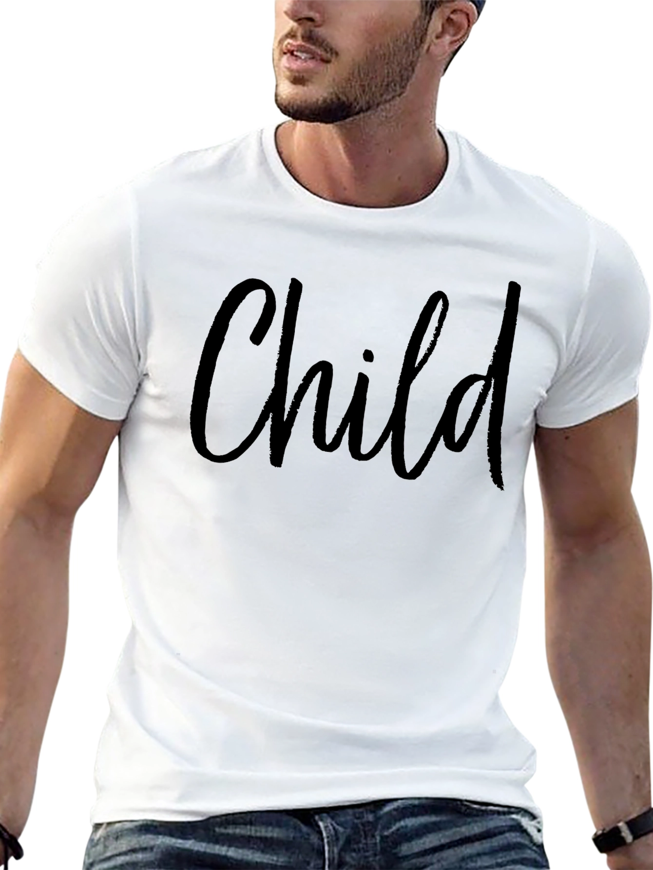 Child Graphic Tee - Stylish Black T-Shirt