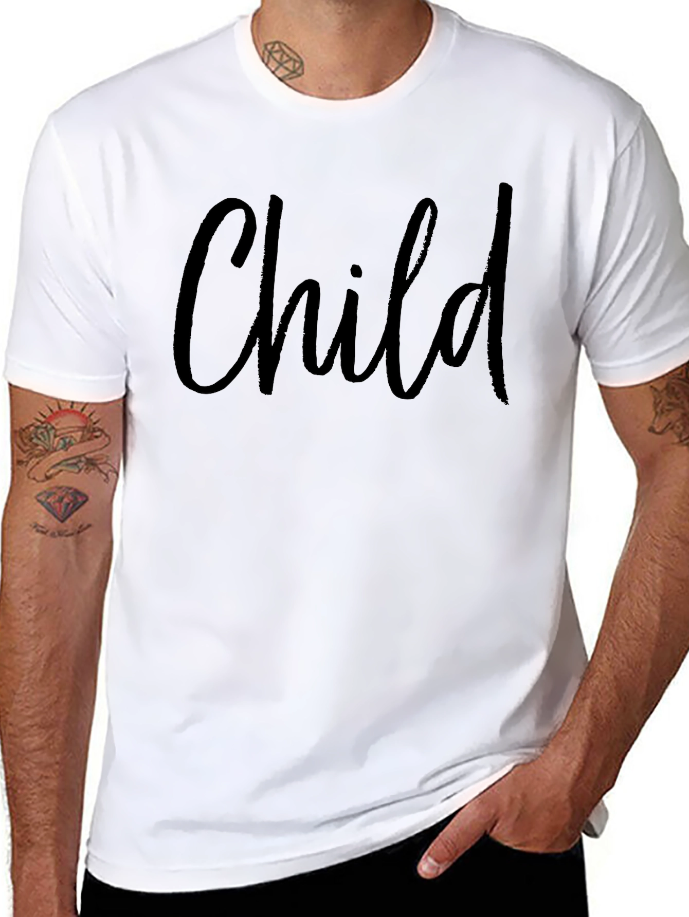 Child Graphic Tee - Stylish Black T-Shirt