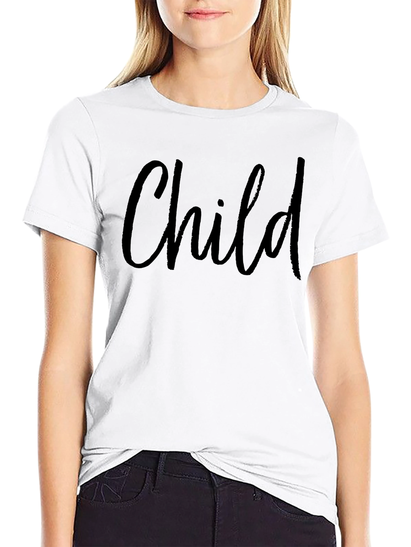 Child Graphic Tee - Stylish Black T-Shirt