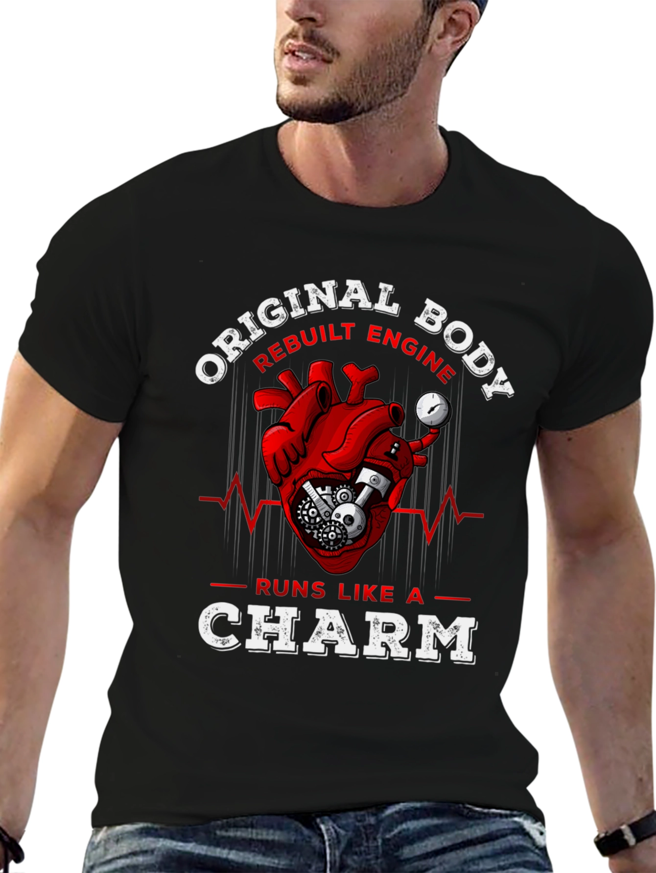 Original Body Rebuilt Engine Graphic Tee