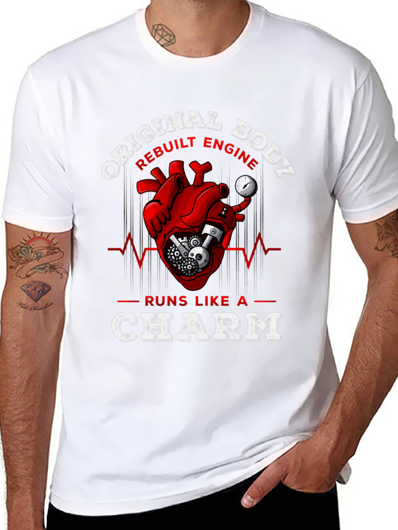 Original Body Rebuilt Engine Graphic Tee