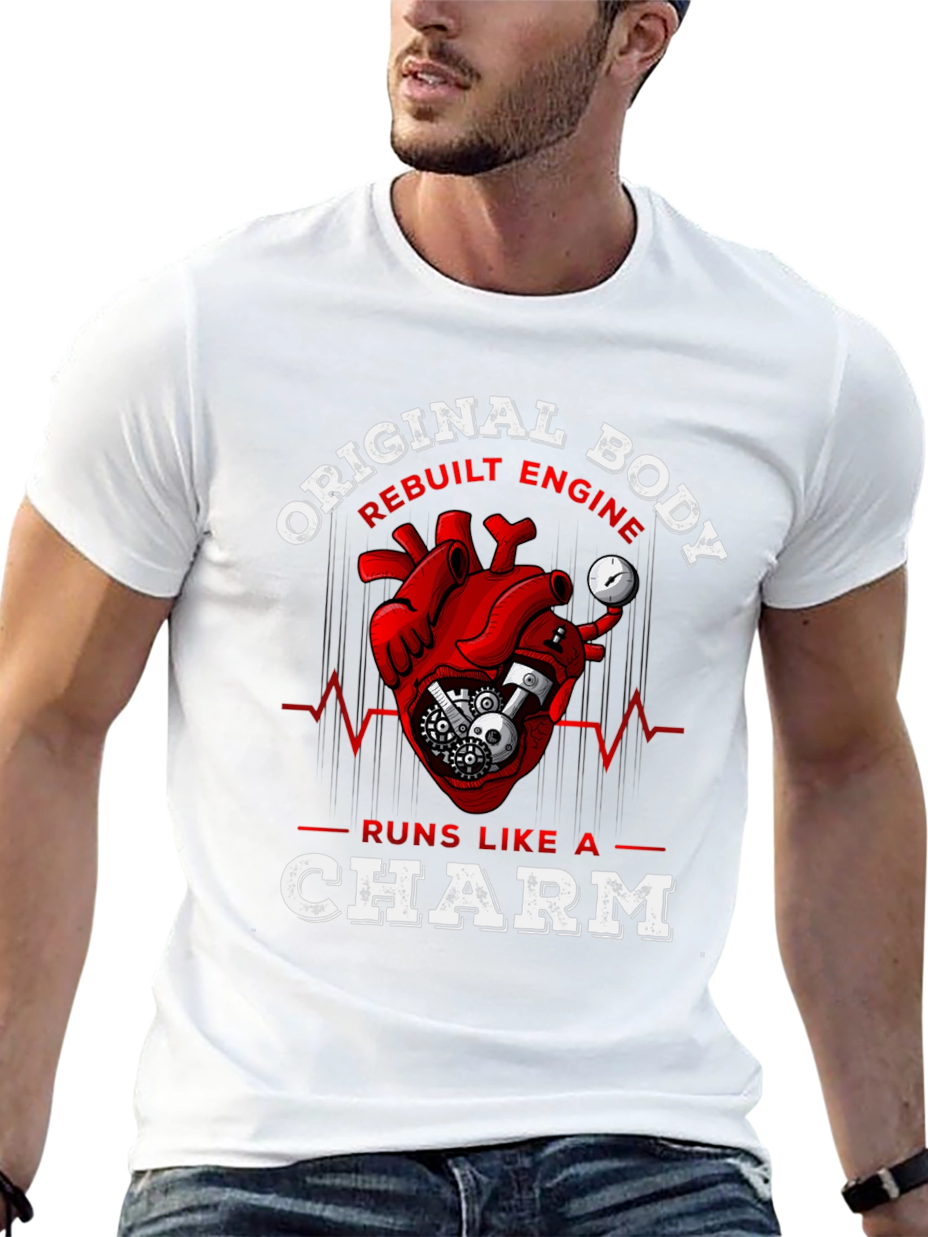 Original Body Rebuilt Engine Graphic Tee