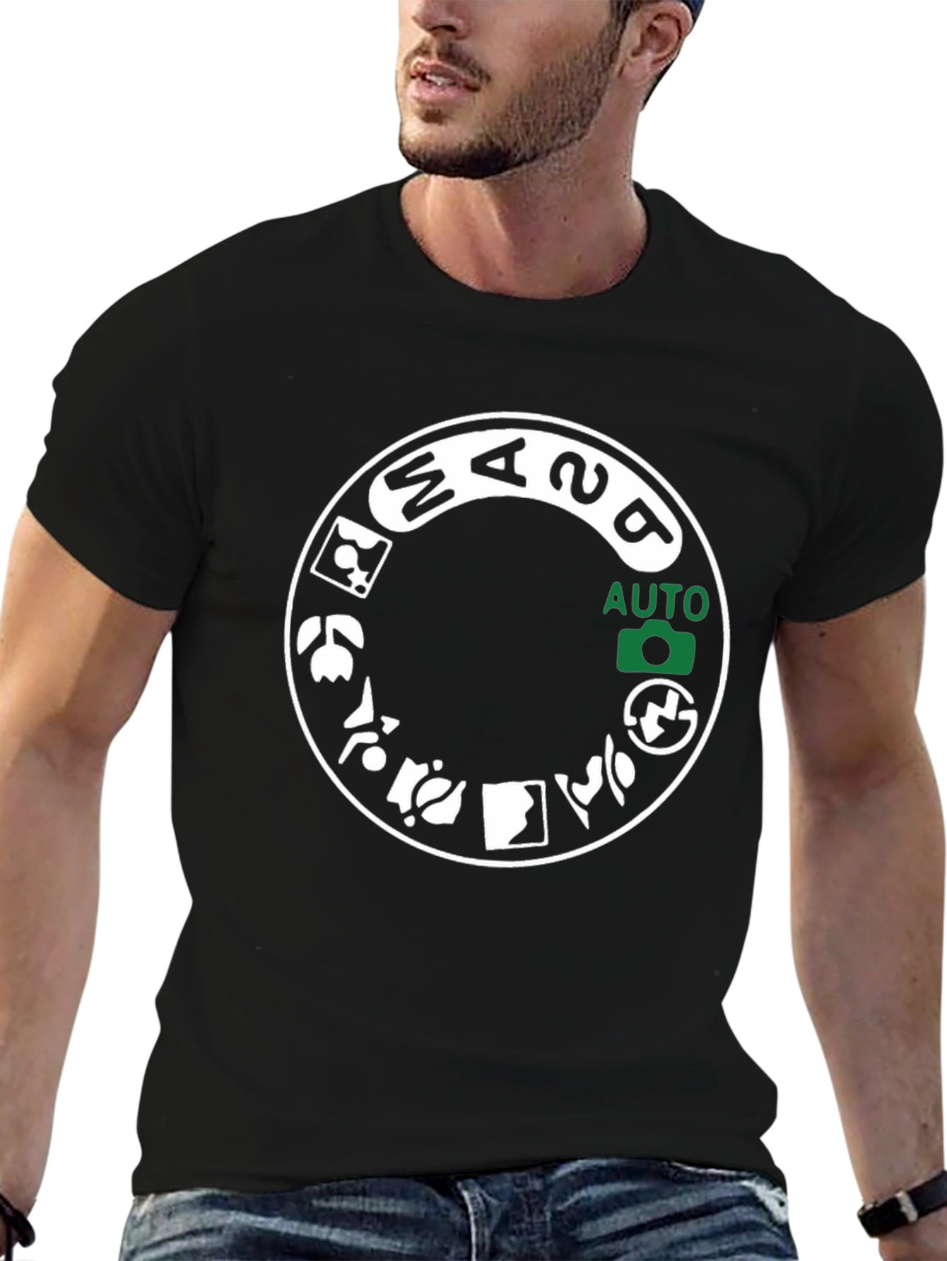 Camera Mode Dial Graphic T-Shirt