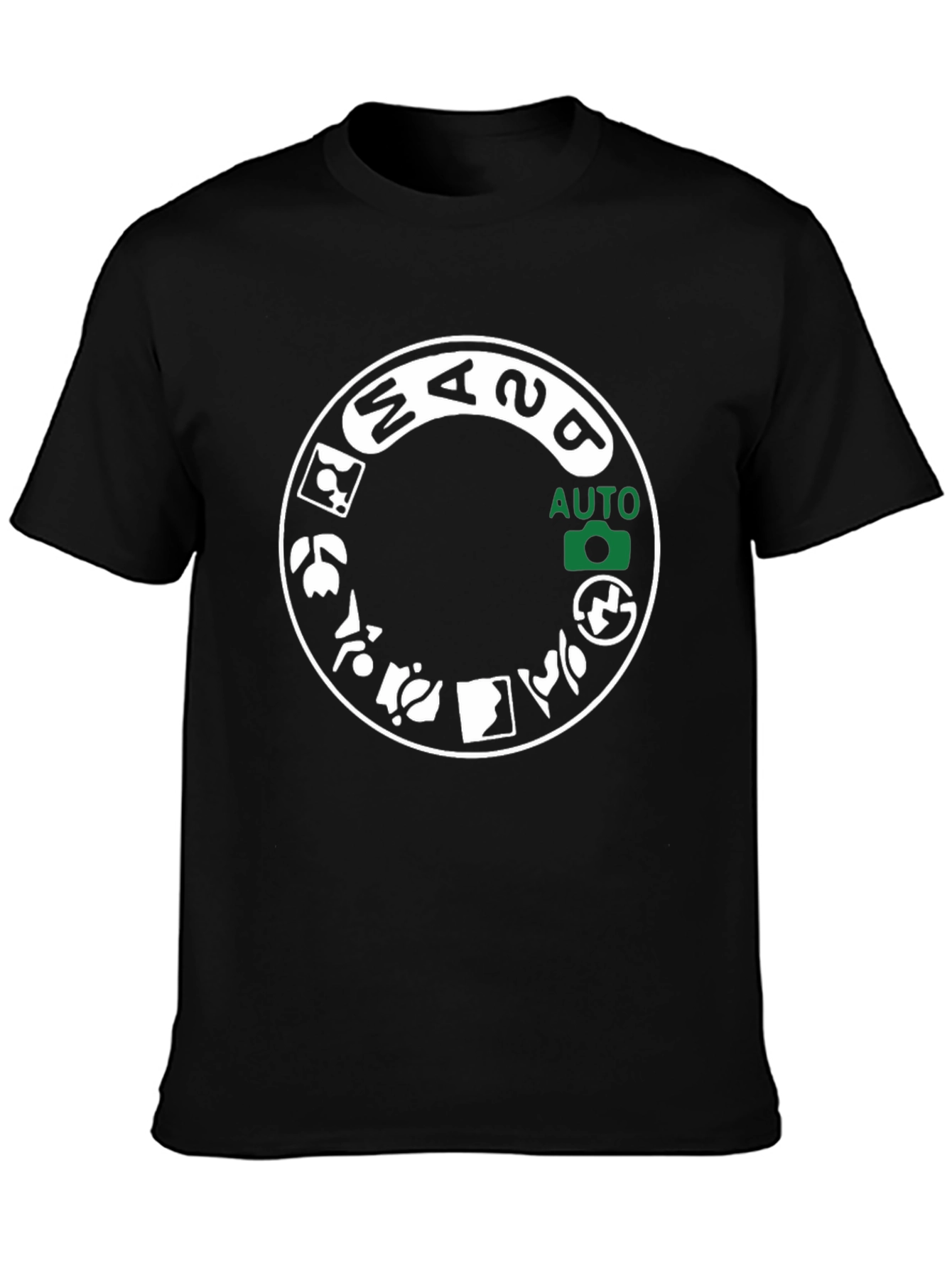 Camera Mode Dial Graphic T-Shirt