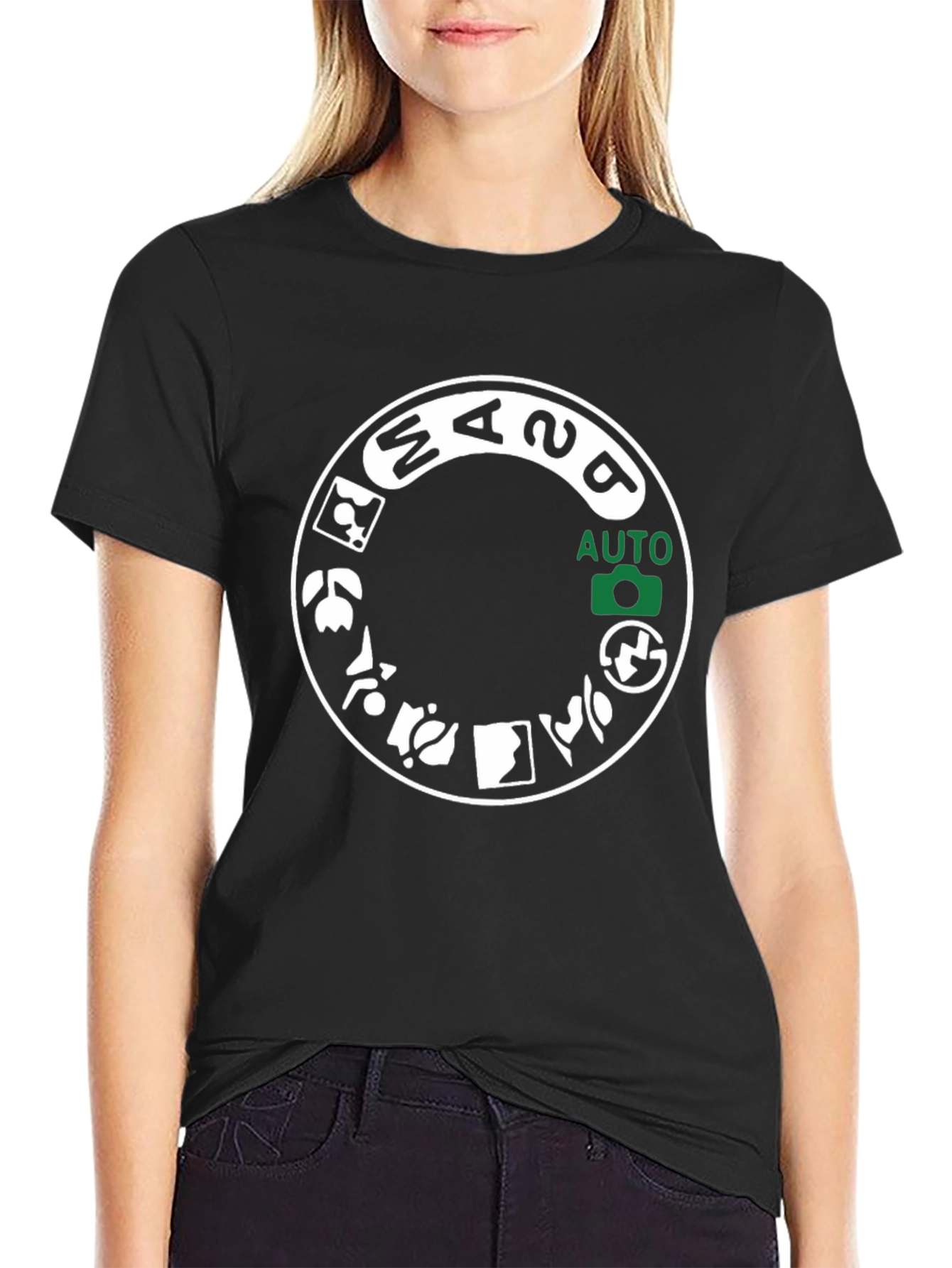Camera Mode Dial Graphic T-Shirt