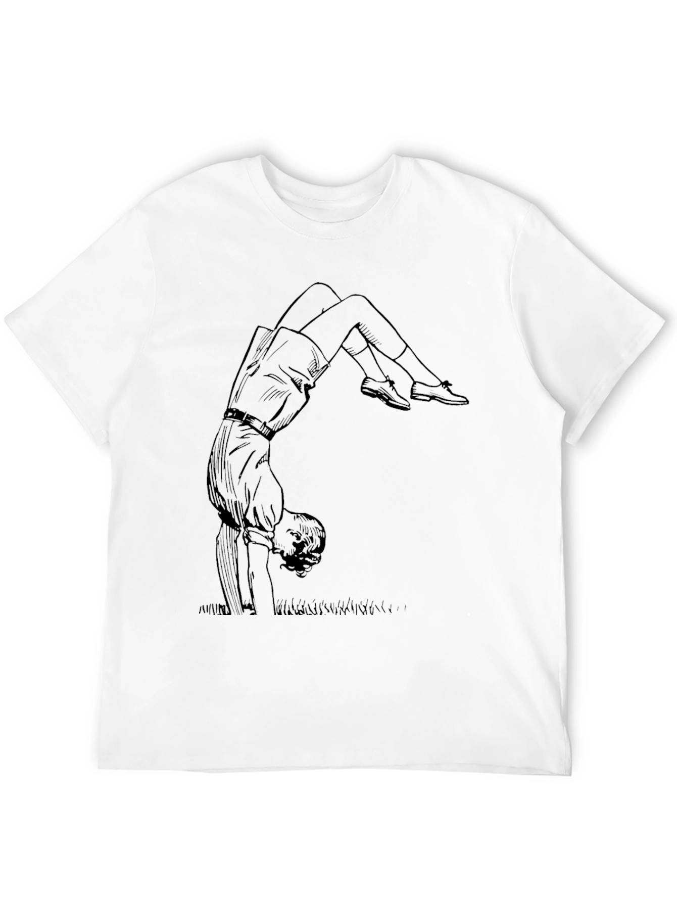 Retro Handstand Graphic T-Shirt