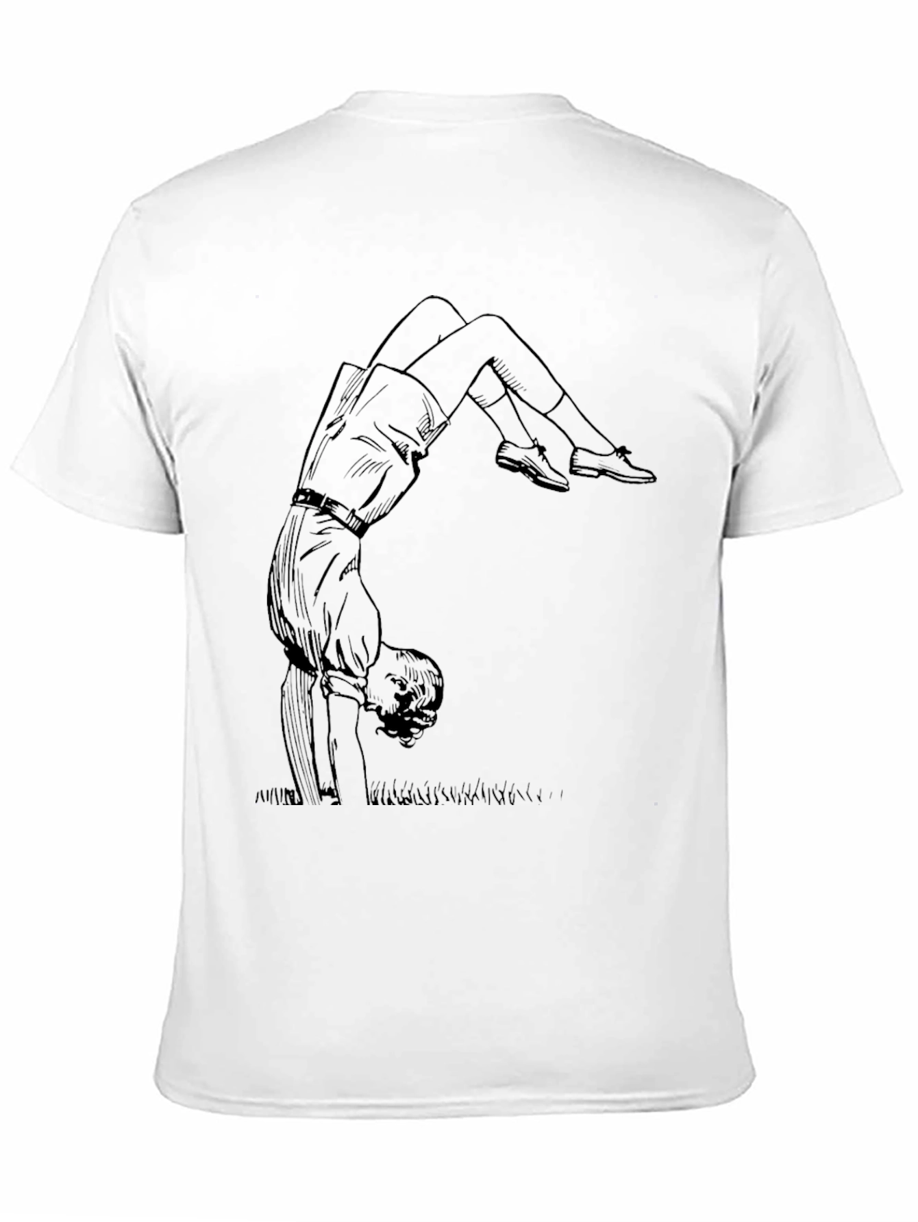 Retro Handstand Graphic T-Shirt
