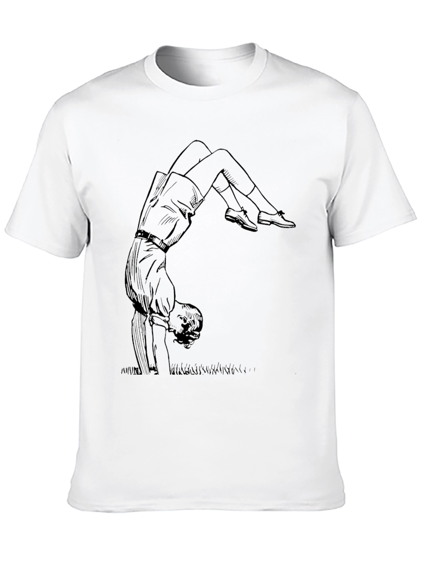 Retro Handstand Graphic T-Shirt