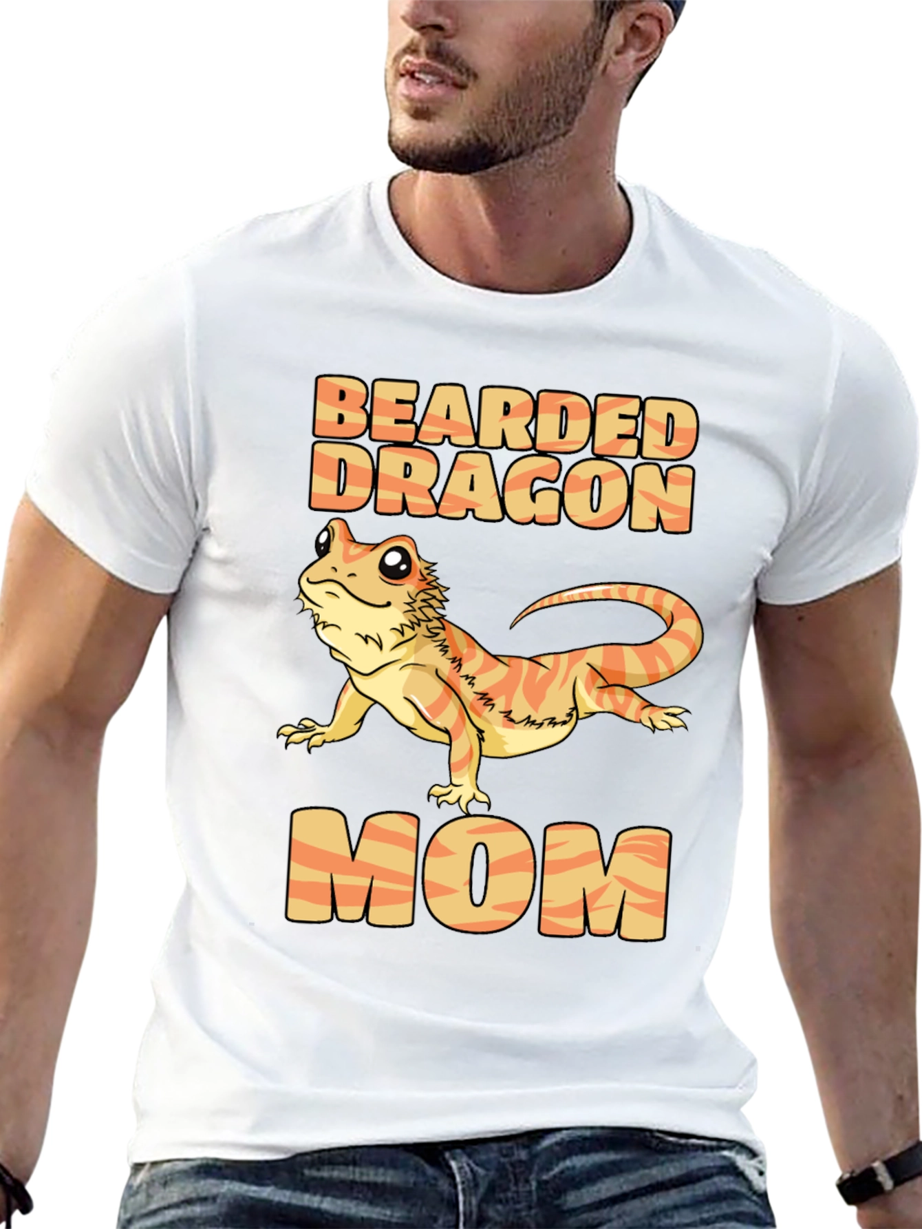 Bearded Dragon Mom T-Shirt - Reptile Lover Tee