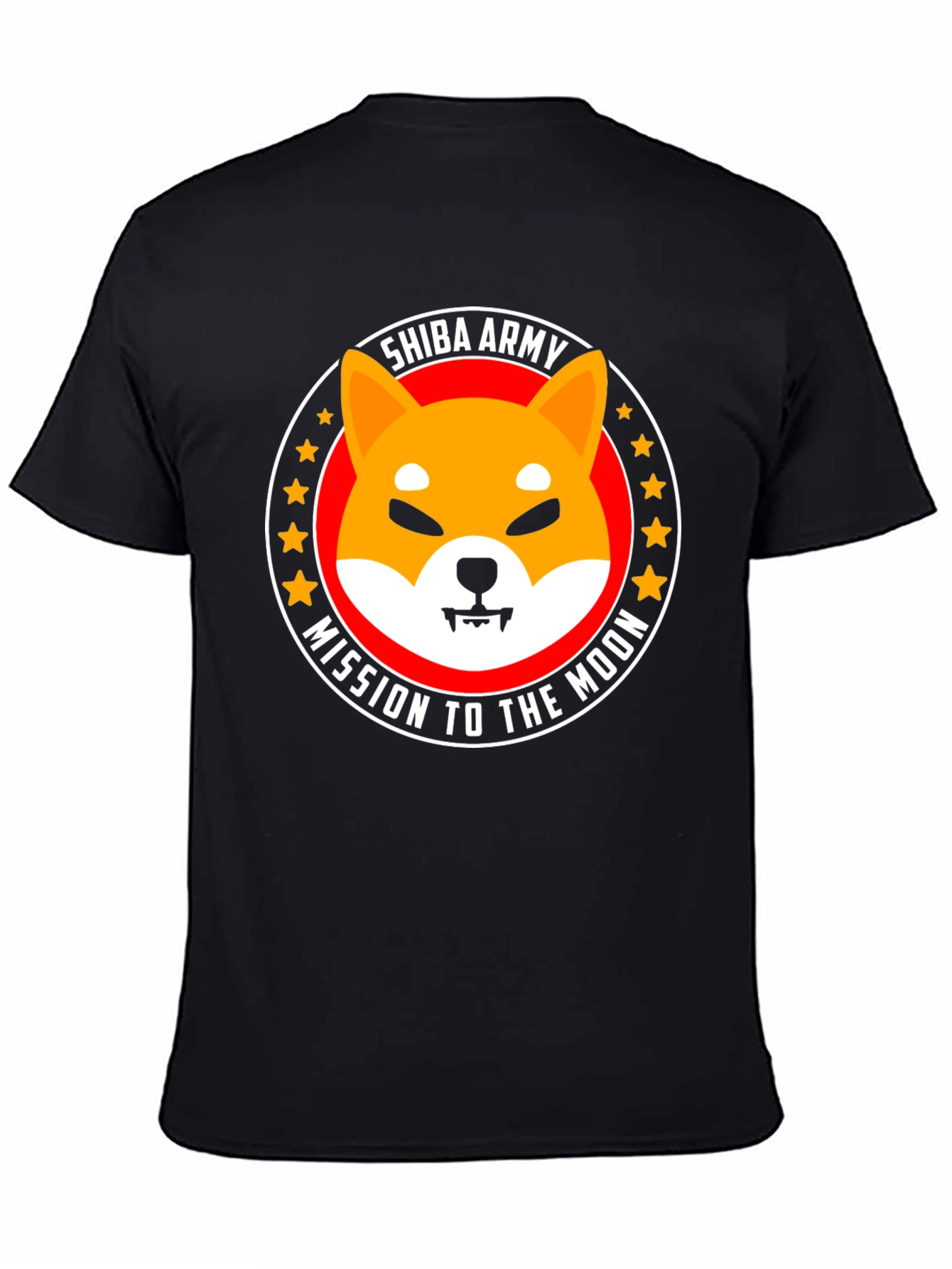 Shiba Army Mission to the Moon Graphic T-Shirt