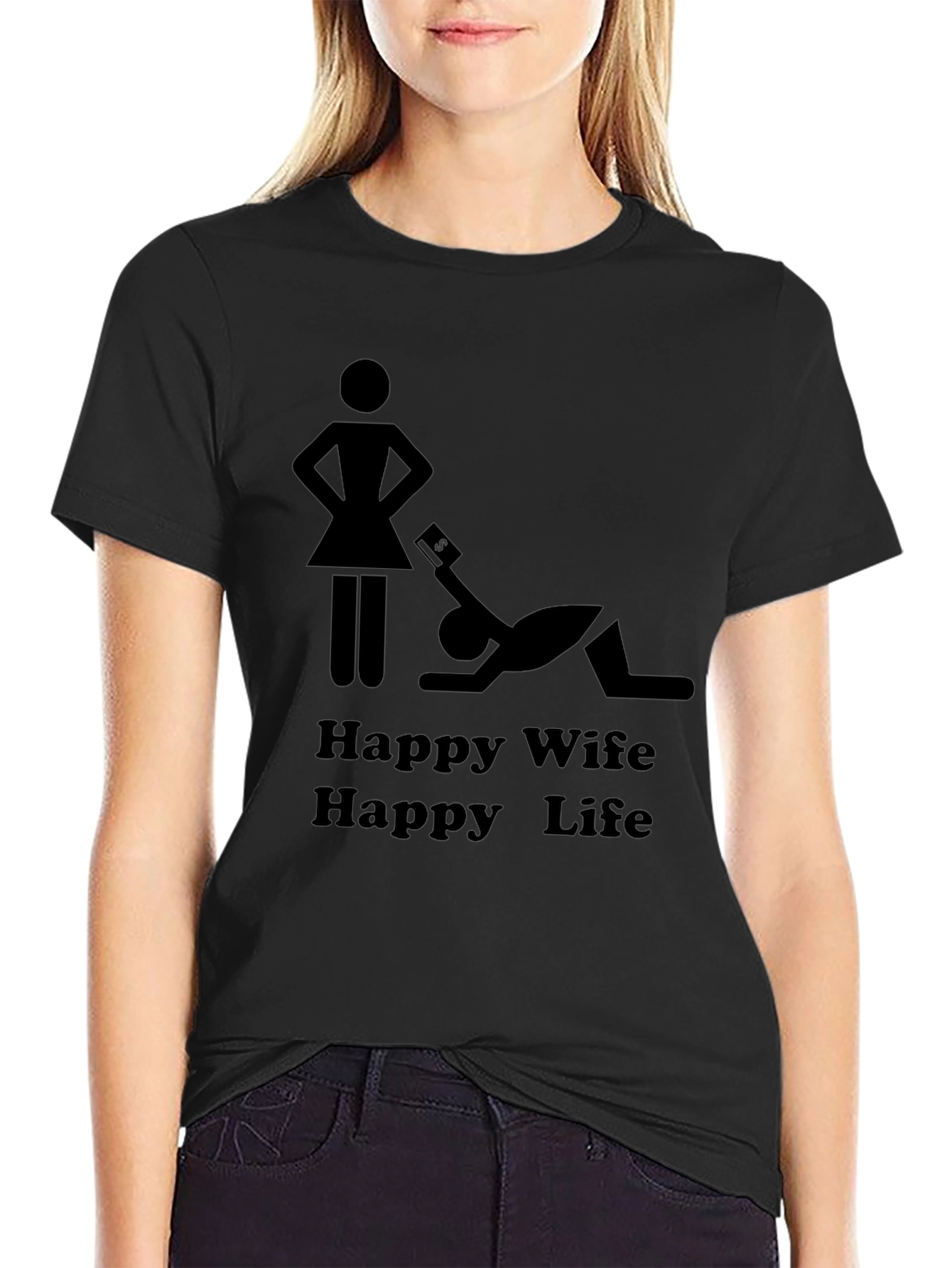 Happy Wife Happy Life Graphic Tee