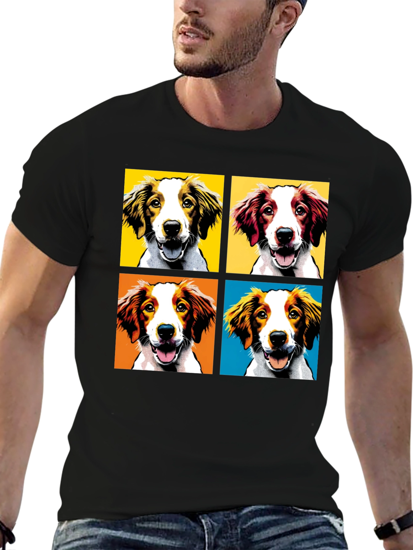 Pop Art Dog Breed T-Shirt - Unique Graphic Tee
