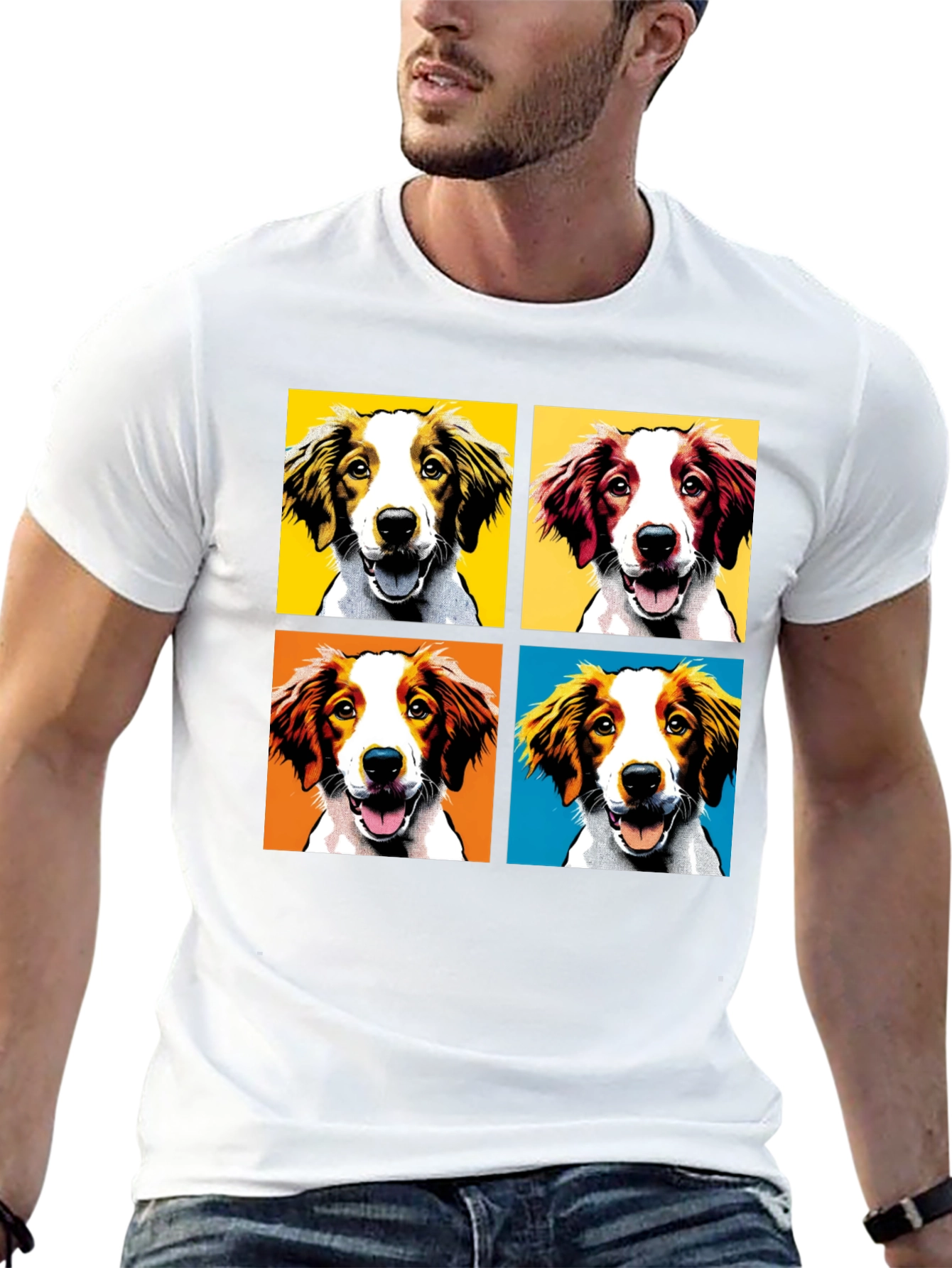 Pop Art Dog Breed T-Shirt - Unique Graphic Tee