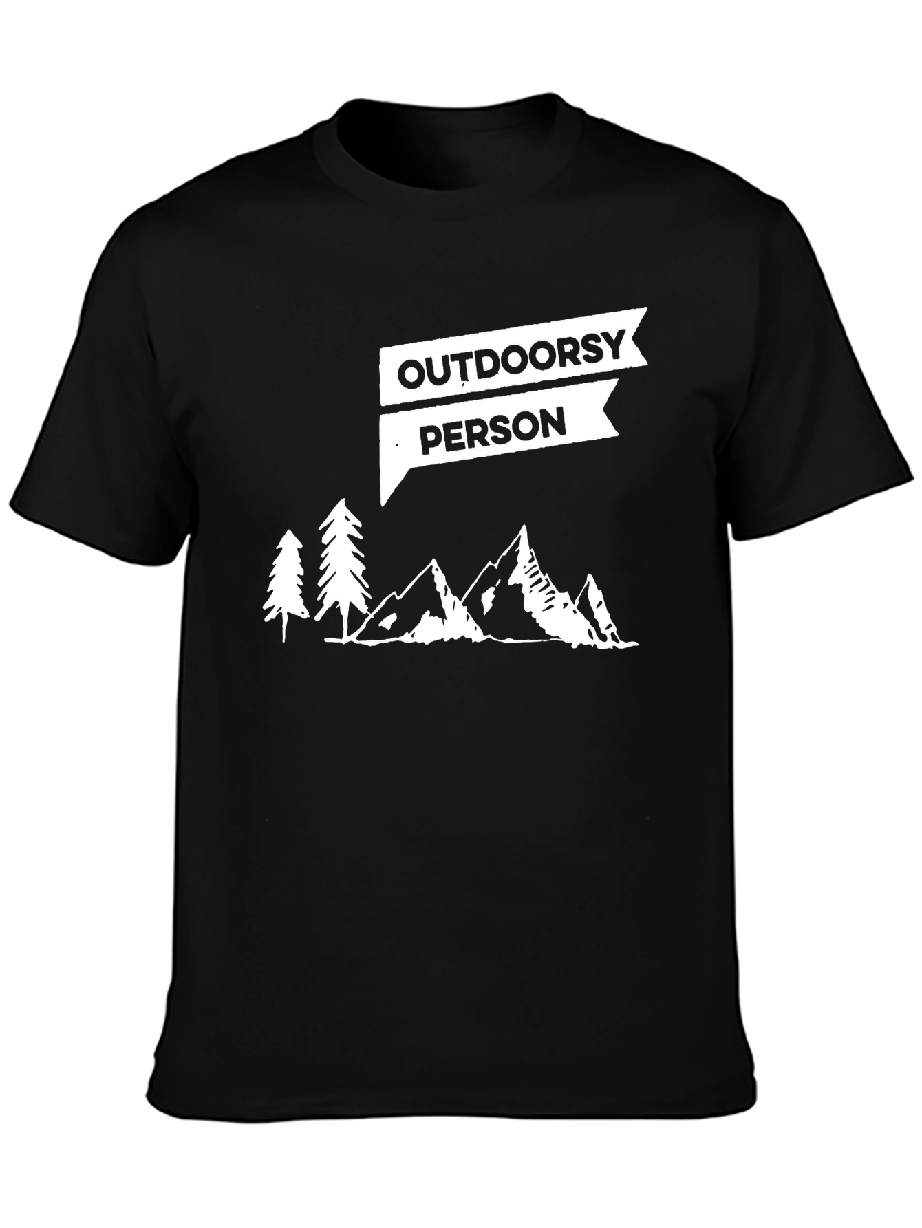 Outdoorsy Person T-Shirt - Nature Adventure Tee