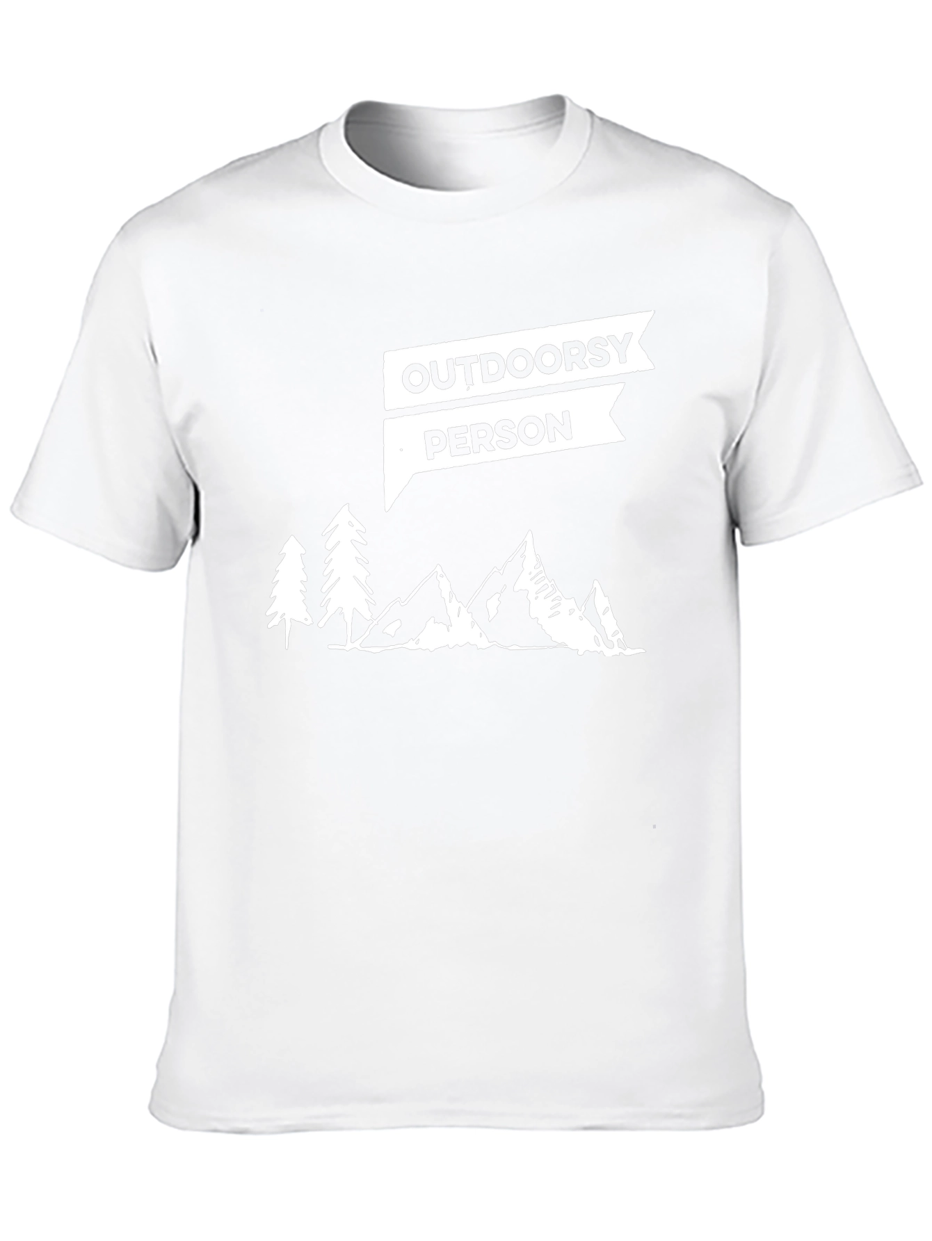 Outdoorsy Person T-Shirt - Nature Adventure Tee