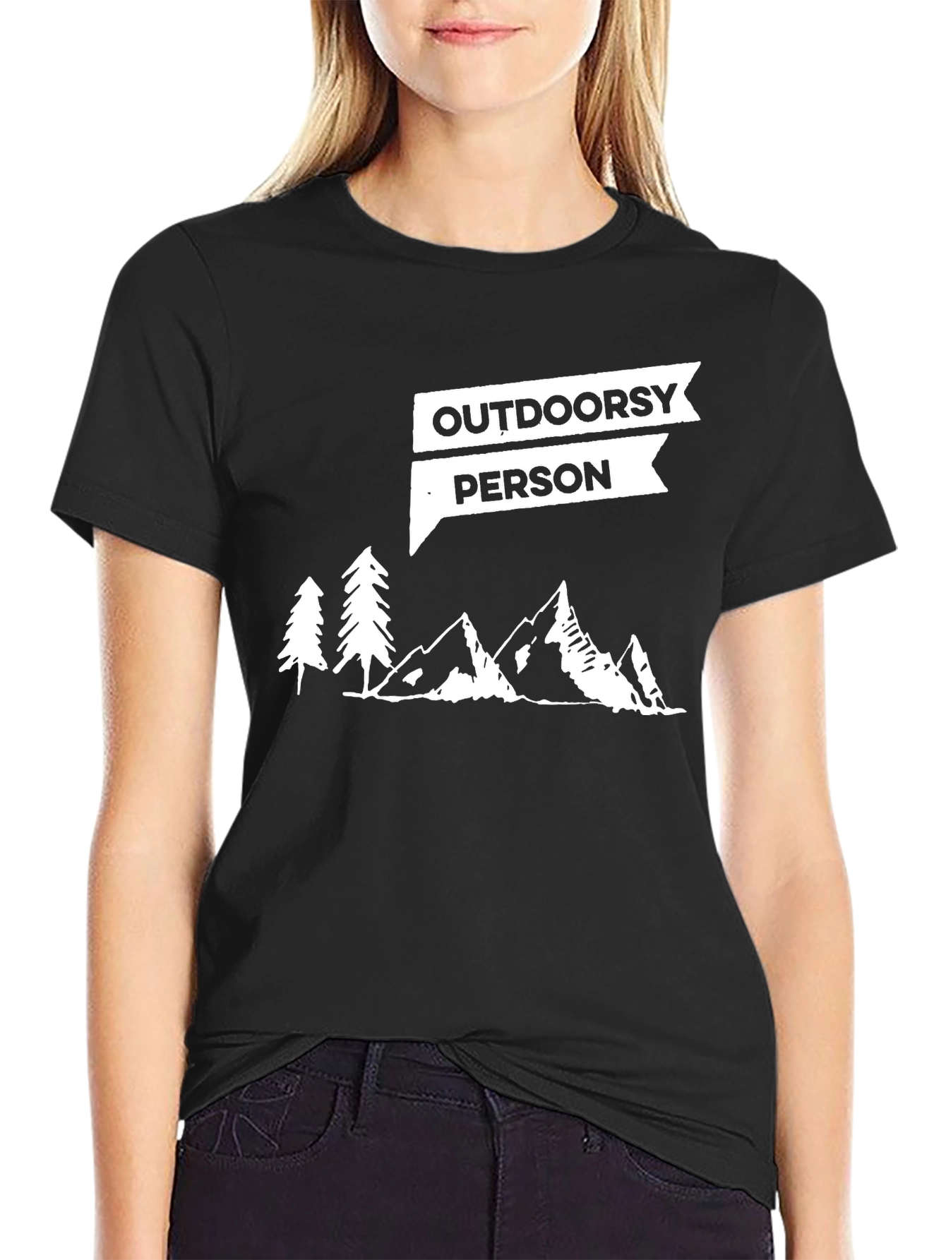 Outdoorsy Person T-Shirt - Nature Adventure Tee