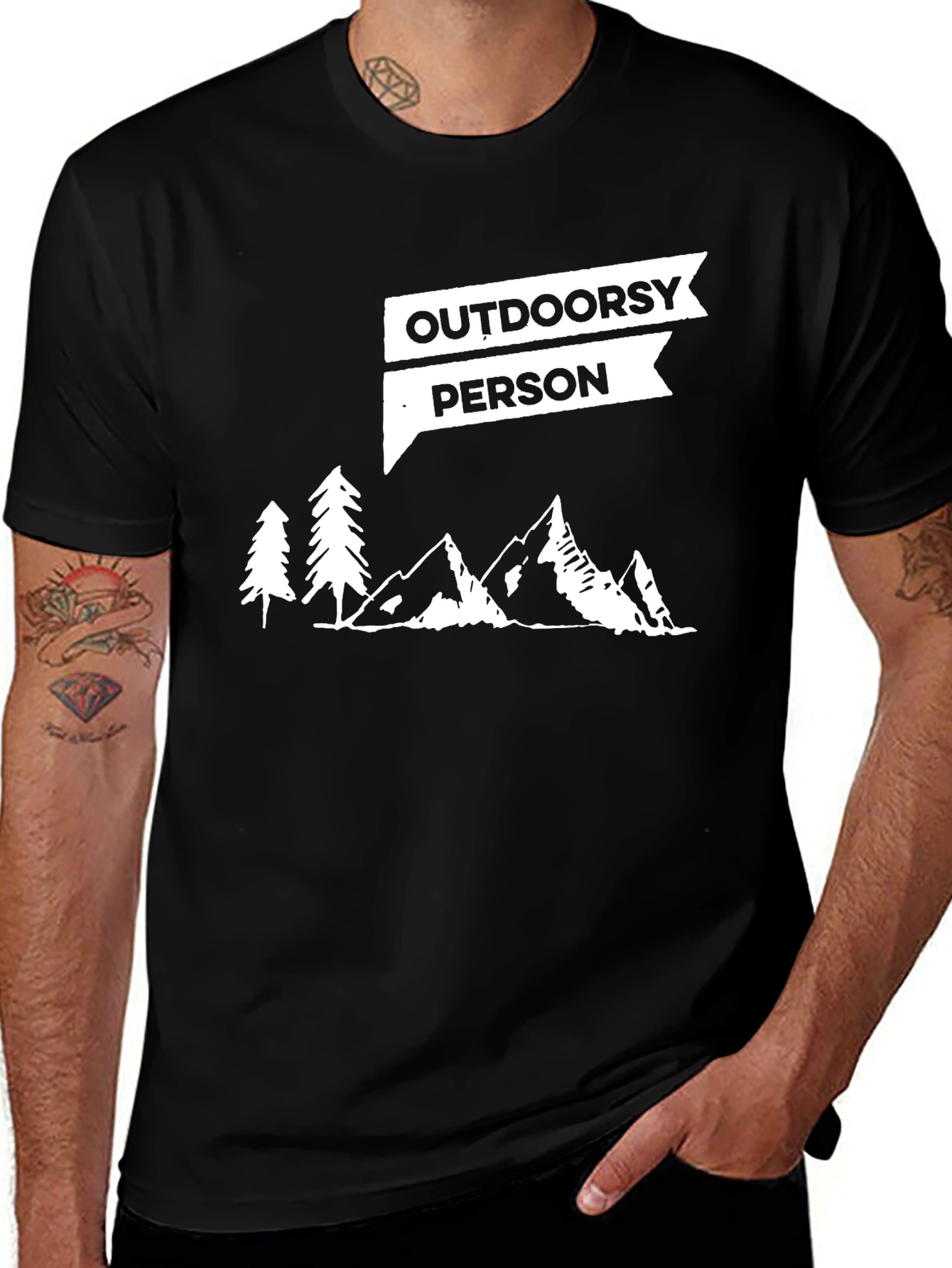 Outdoorsy Person T-Shirt - Nature Adventure Tee