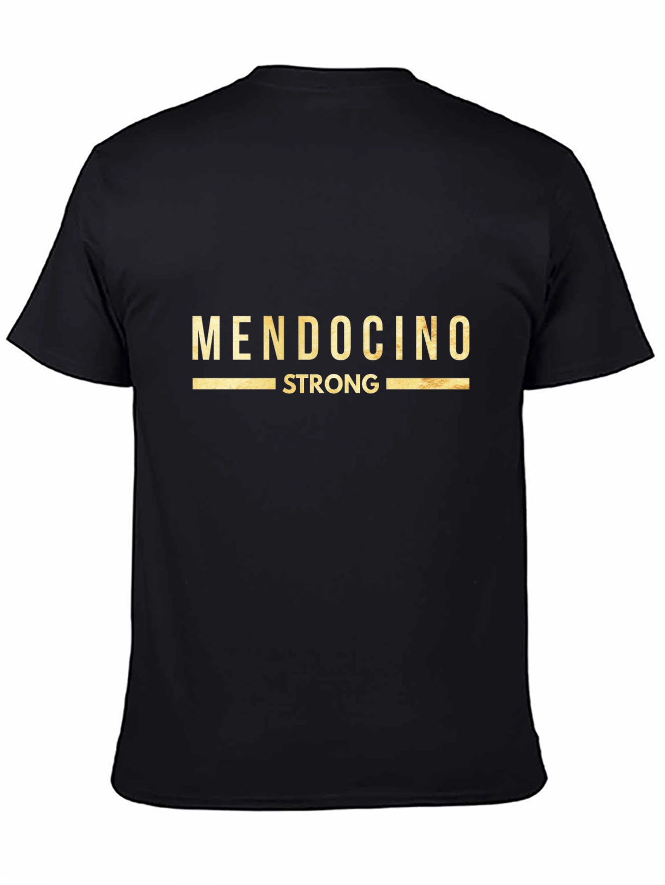 Mendocino Strong Black T-Shirt