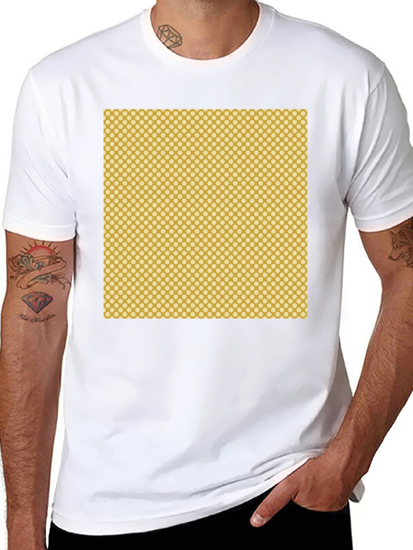 Patterned Tee - Stylish Casual Comfort