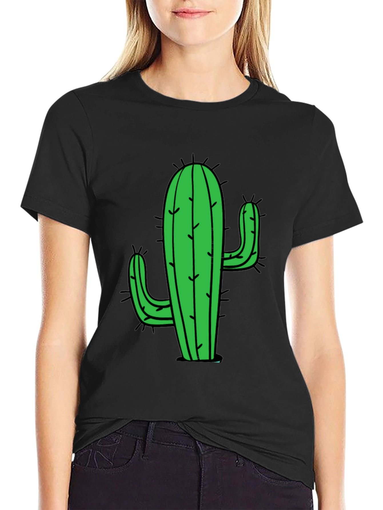 Cactus Graphic Tee - Stylish Desert Plant Shirt