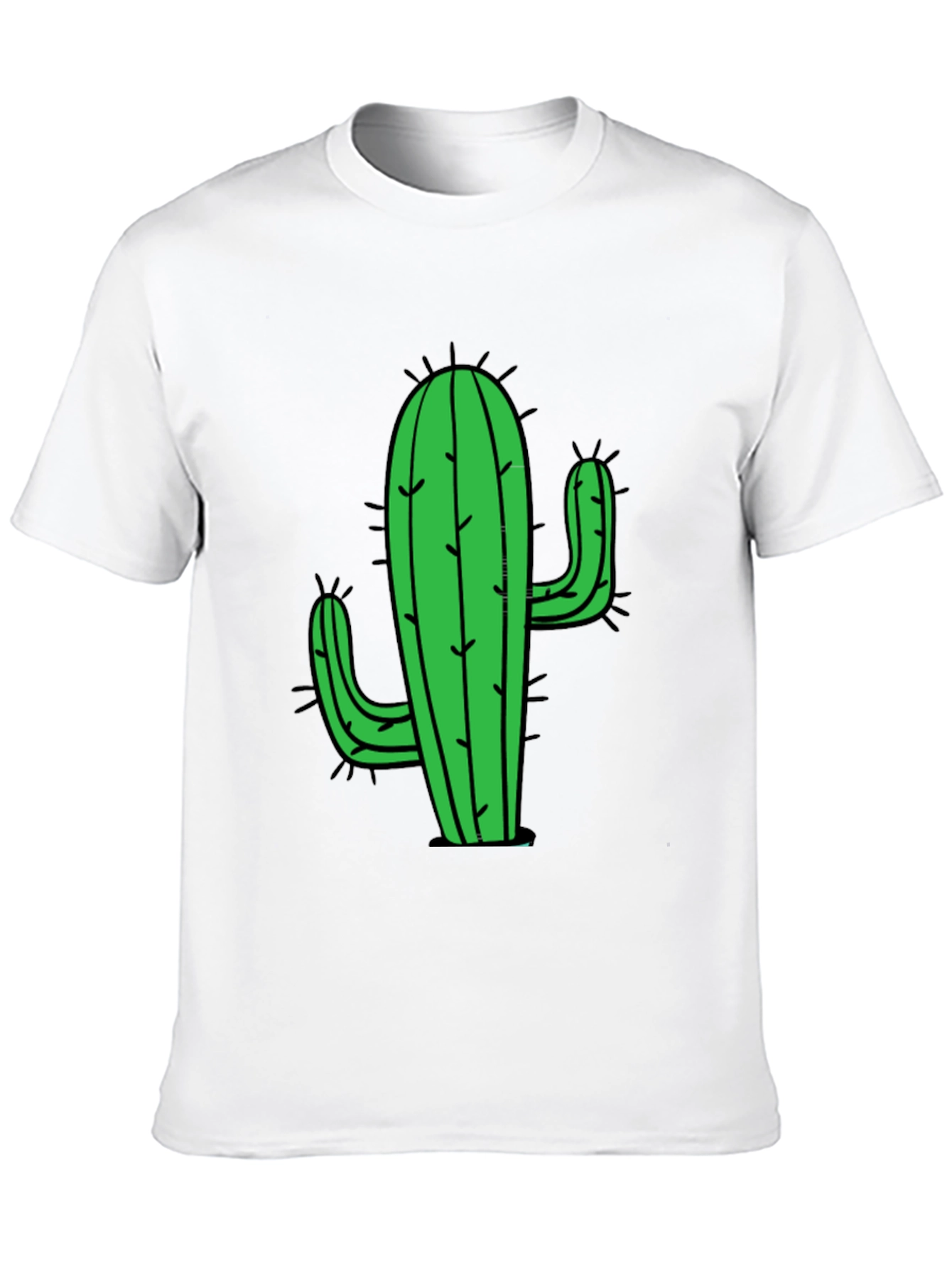 Cactus Graphic Tee - Stylish Desert Plant Shirt