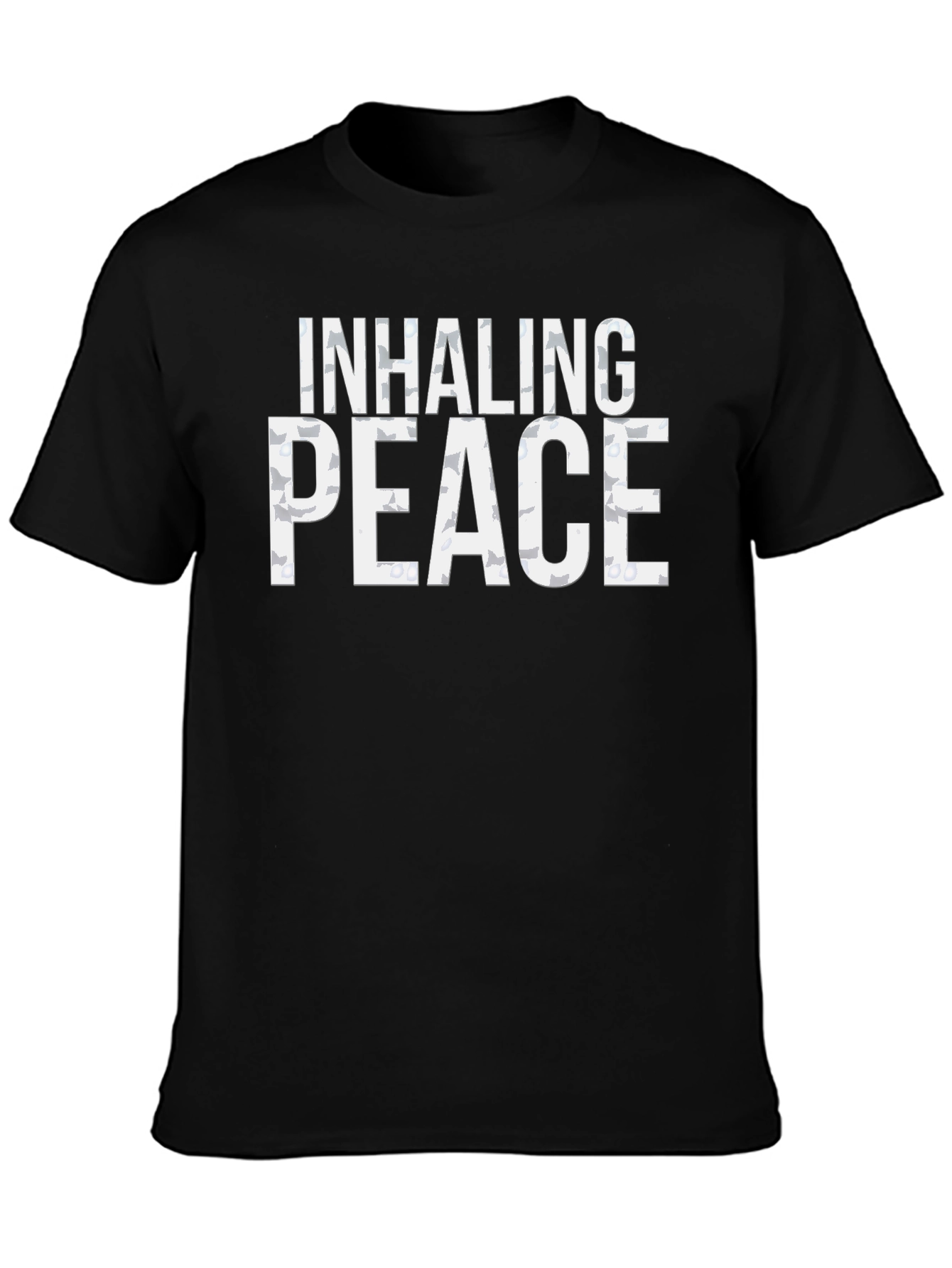 Inhaling Peace Graphic T-Shirt - Casual Comfort
